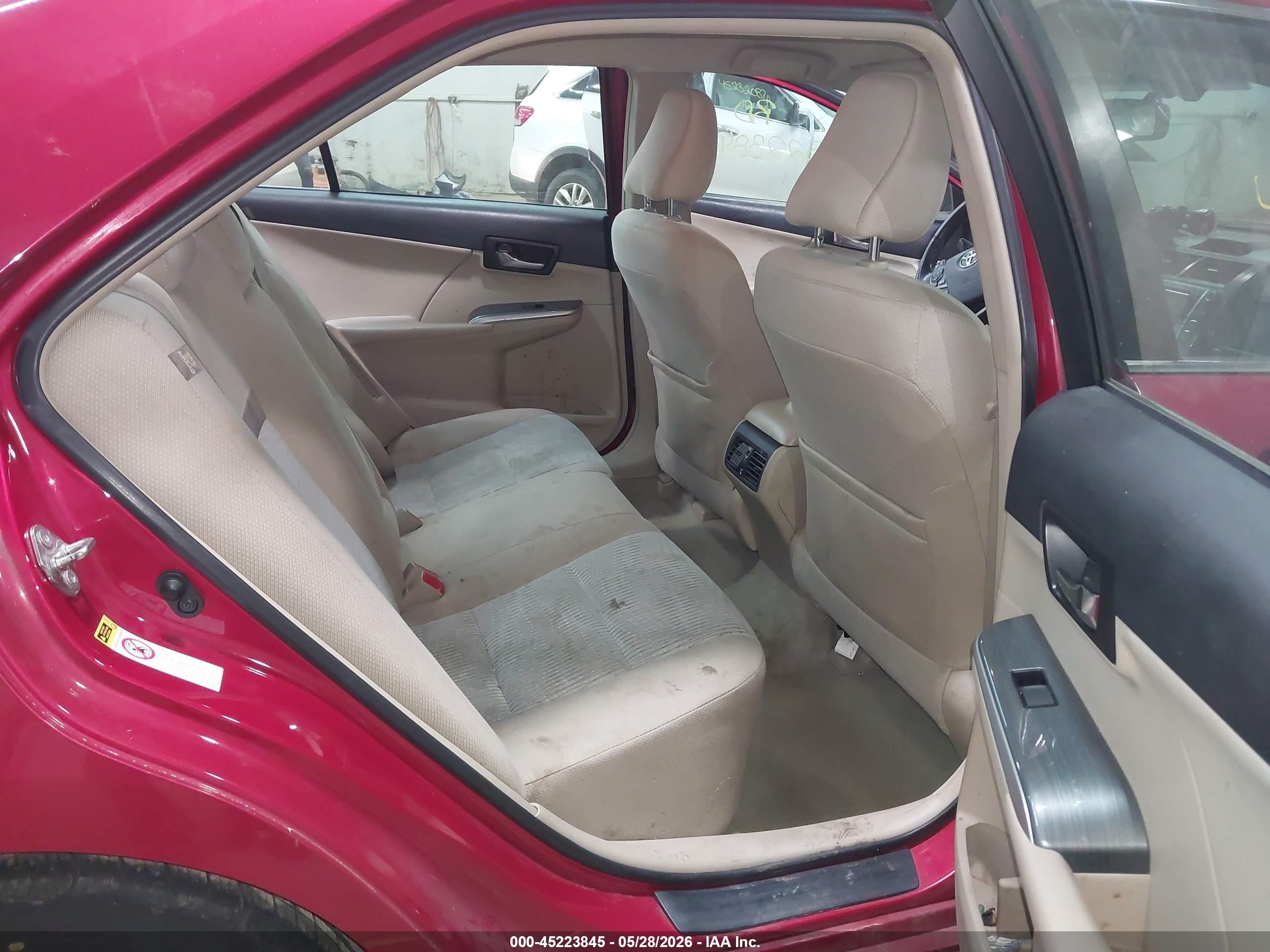 2014 Toyota Camry Hybrid Xle Red vin: 4T1BD1FK1EU103483