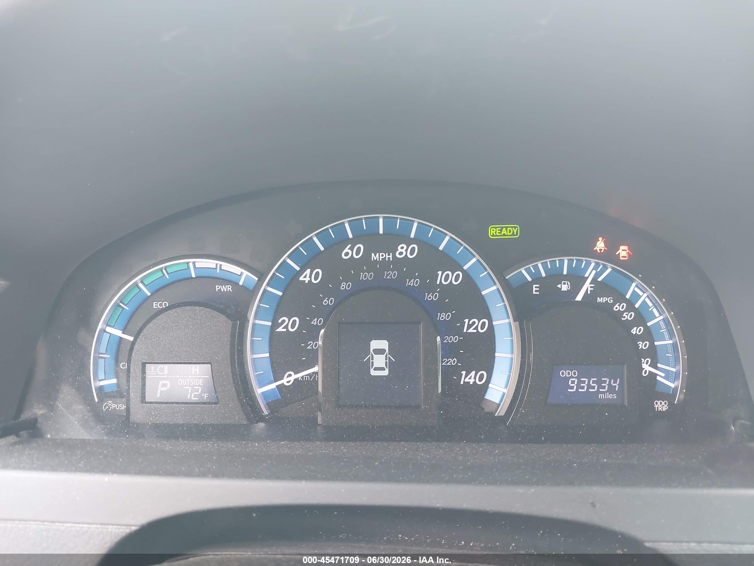 2014 Toyota Camry Hybrid Le Серебряный vin: 4T1BD1FK1EU104987
