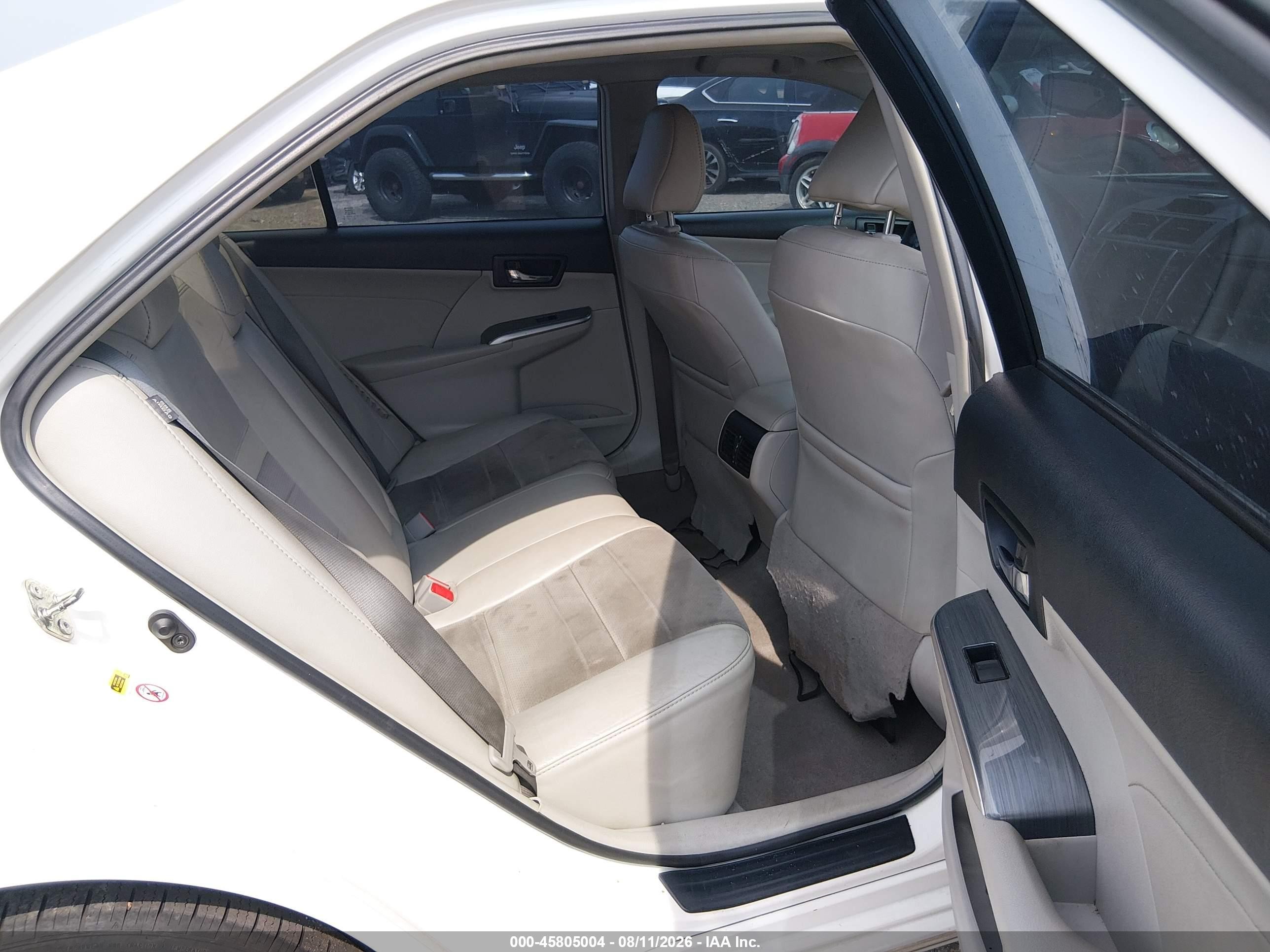 2014 Toyota Camry Hybrid Xle White vin: 4T1BD1FK1EU105735