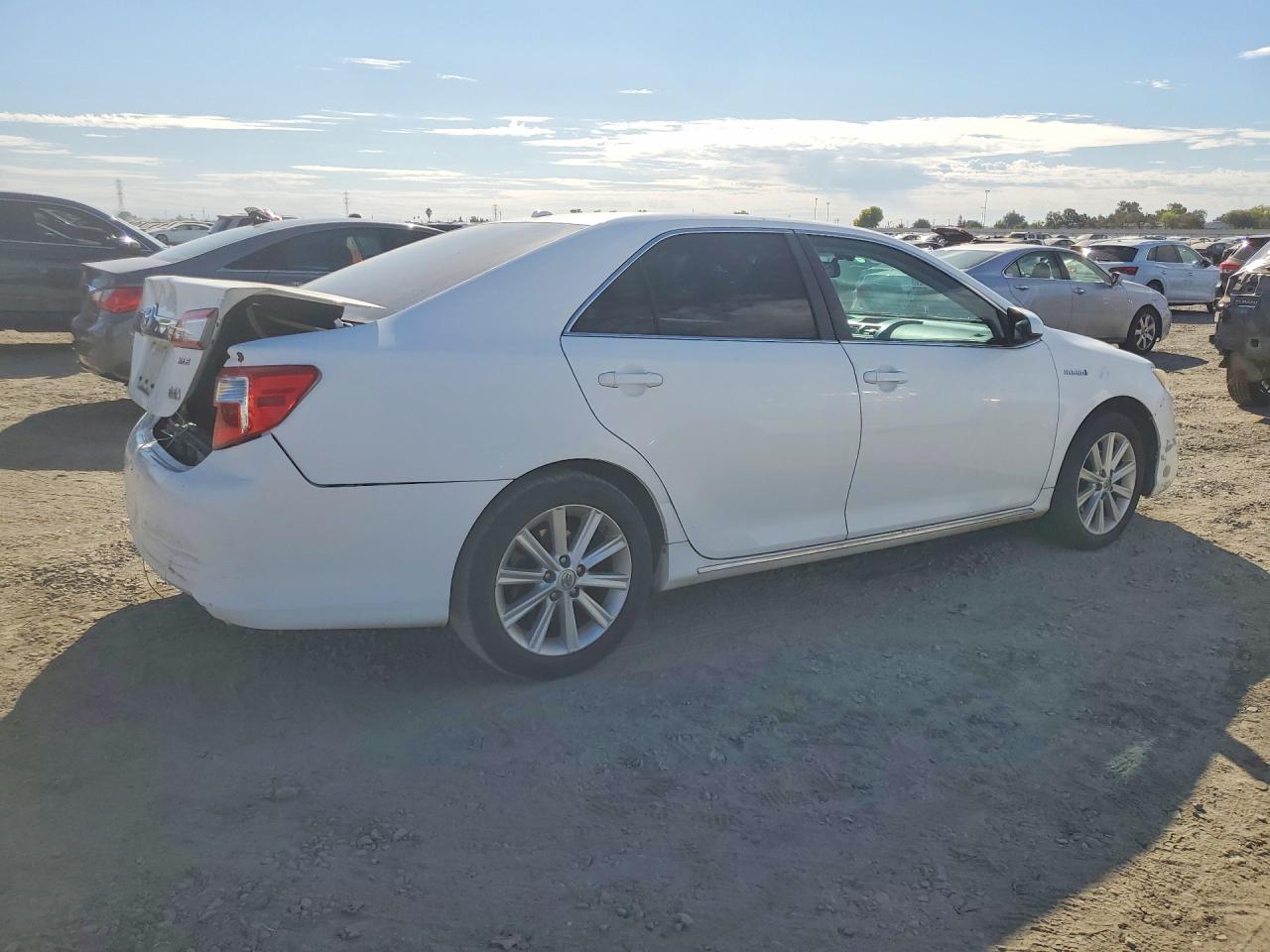 2014 Toyota Camry Hybrid Xle White vin: 4T1BD1FK1EU106111