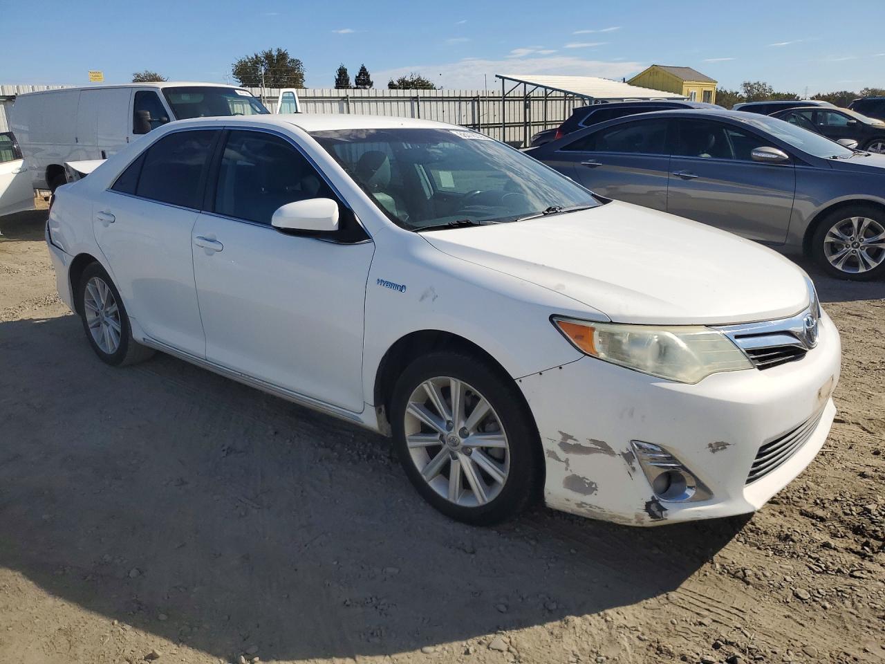 2014 Toyota Camry Hybrid Xle White vin: 4T1BD1FK1EU106111
