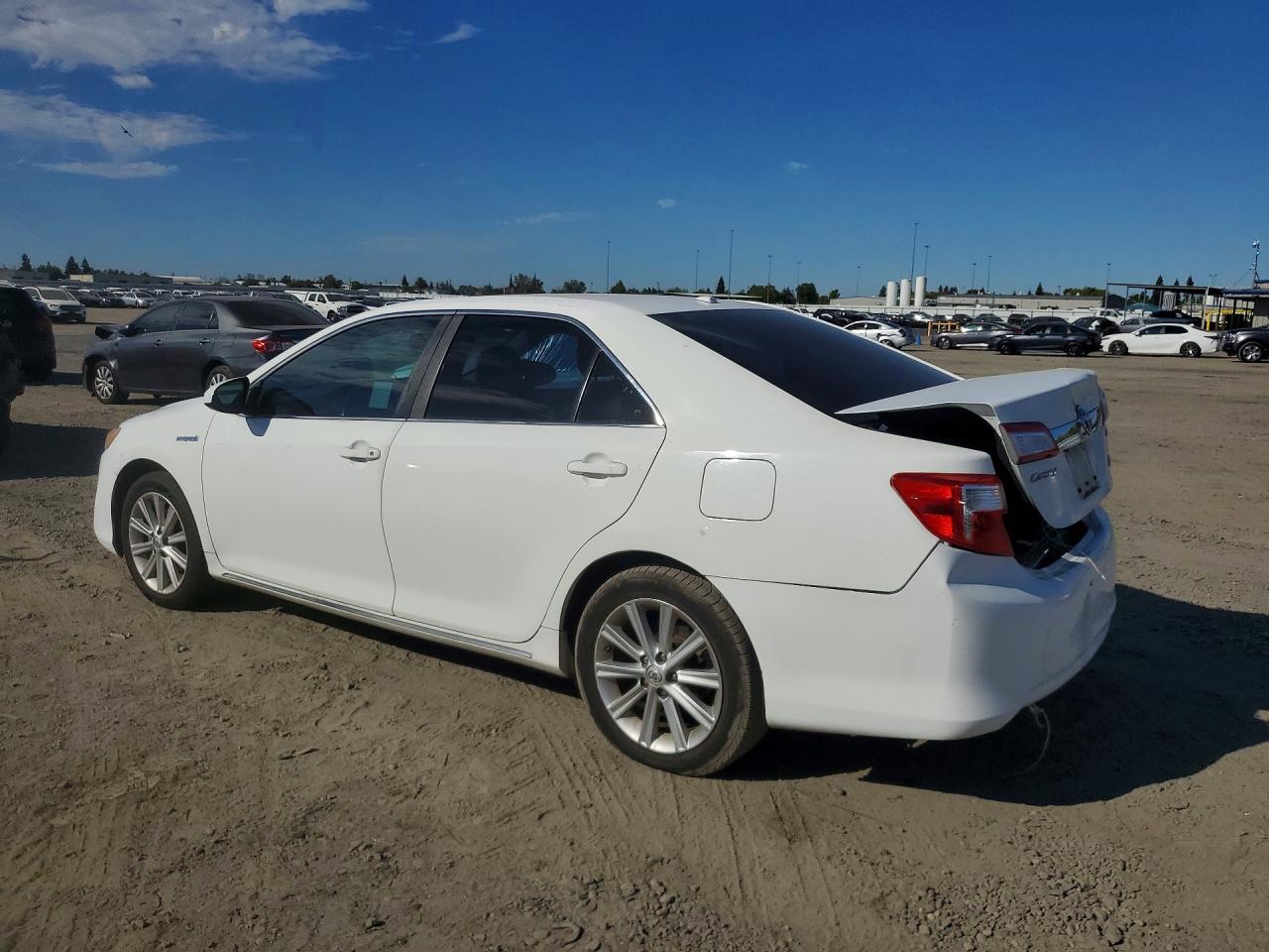 2014 Toyota Camry Hybrid Xle White vin: 4T1BD1FK1EU106111