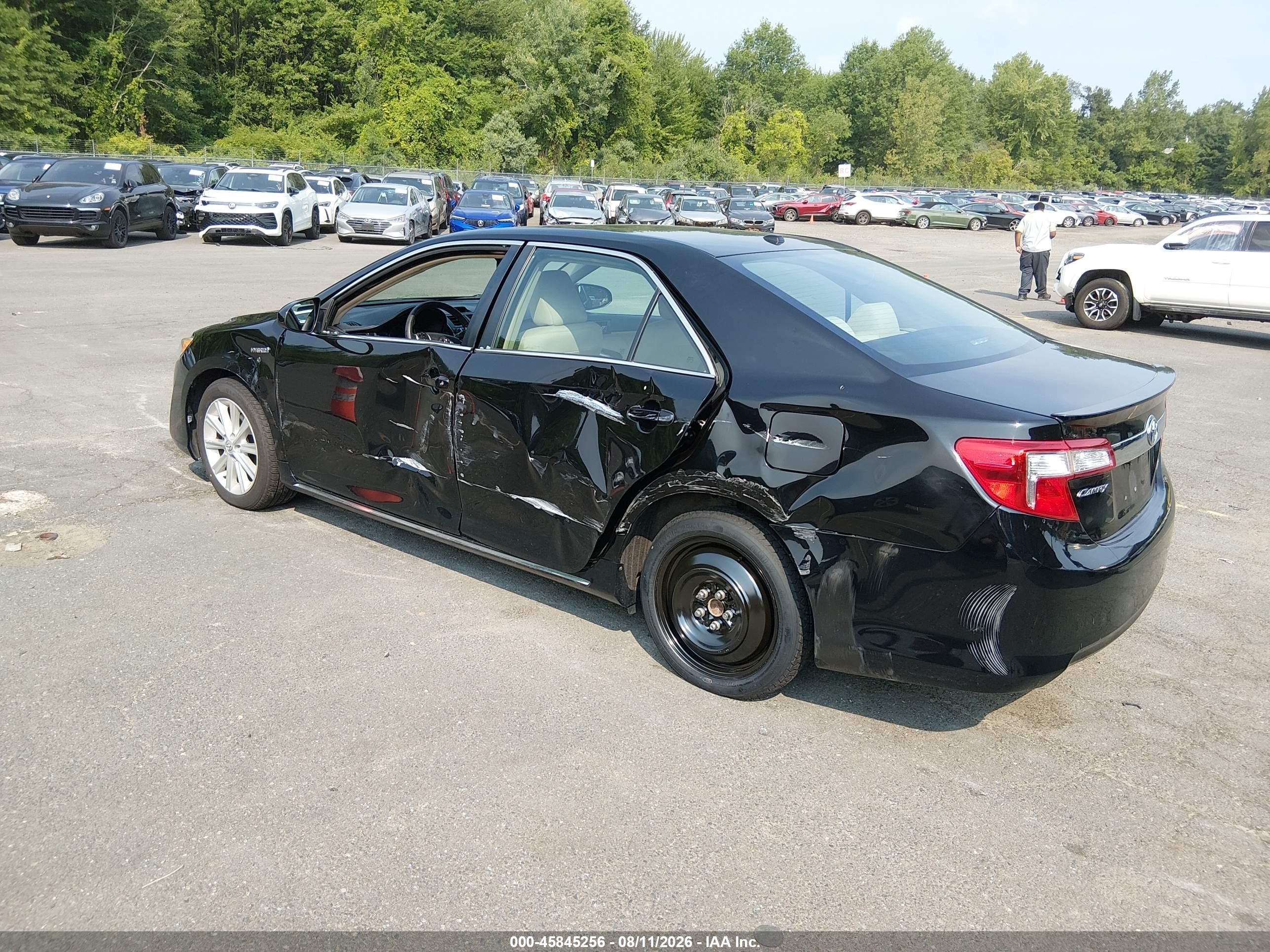 2014 Toyota Camry Hybrid Xle Черный vin: 4T1BD1FK1EU112166