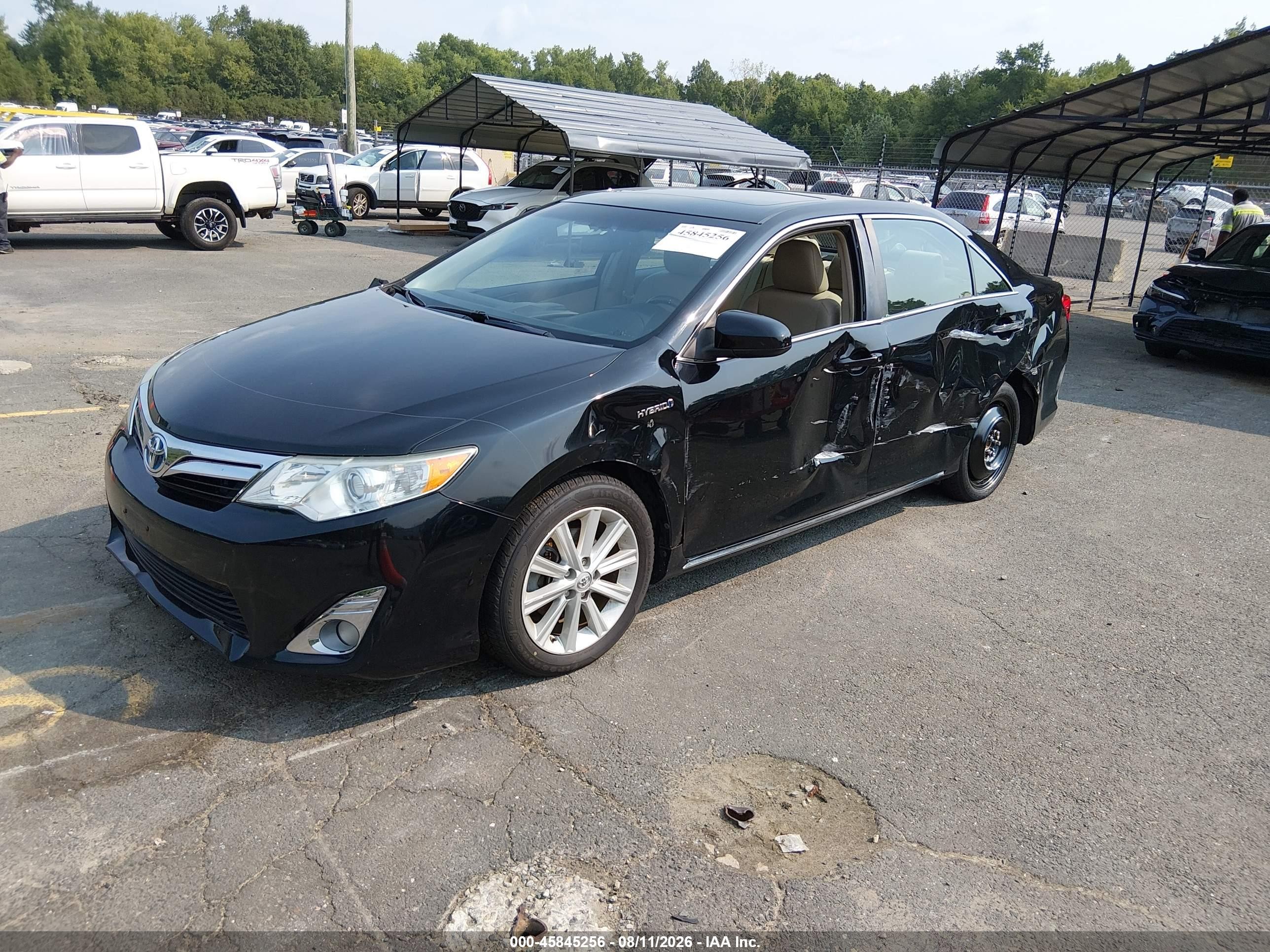 2014 Toyota Camry Hybrid Xle Черный vin: 4T1BD1FK1EU112166
