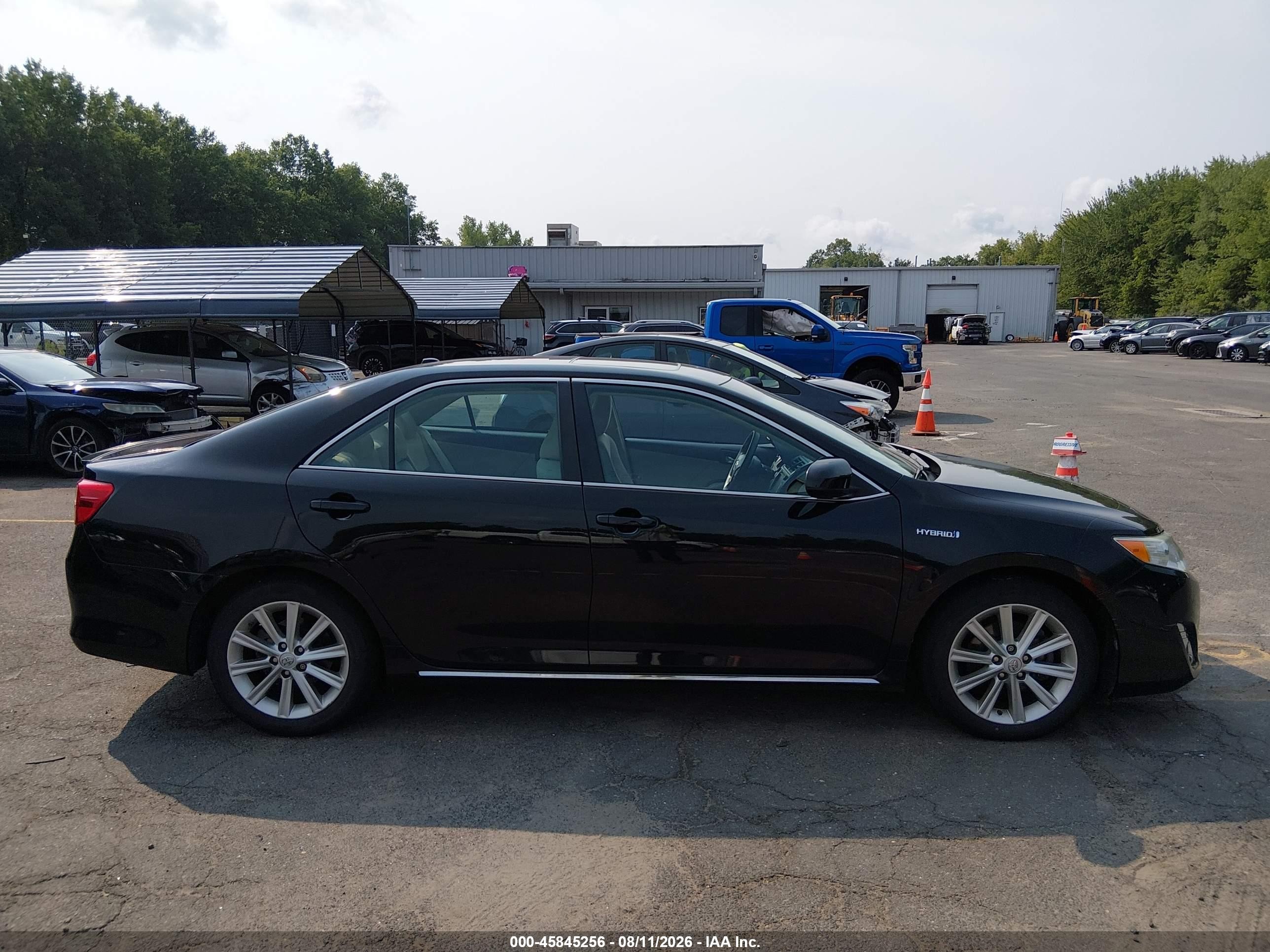 2014 Toyota Camry Hybrid Xle Черный vin: 4T1BD1FK1EU112166