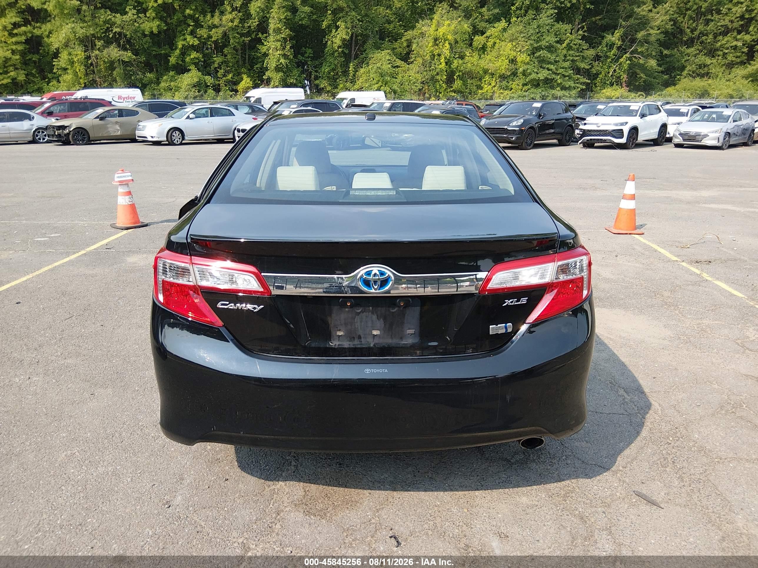 2014 Toyota Camry Hybrid Xle Черный vin: 4T1BD1FK1EU112166