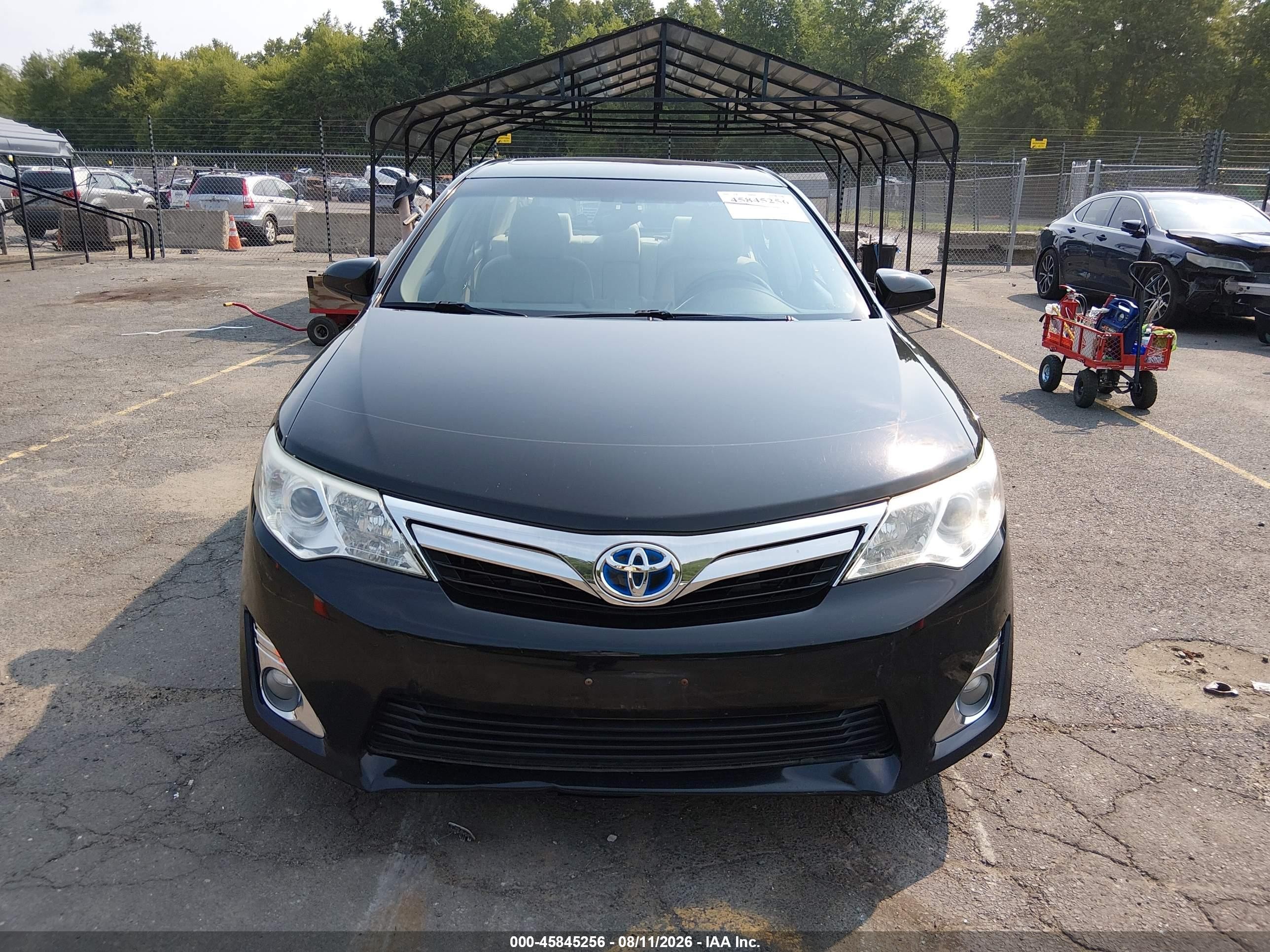 2014 Toyota Camry Hybrid Xle Черный vin: 4T1BD1FK1EU112166