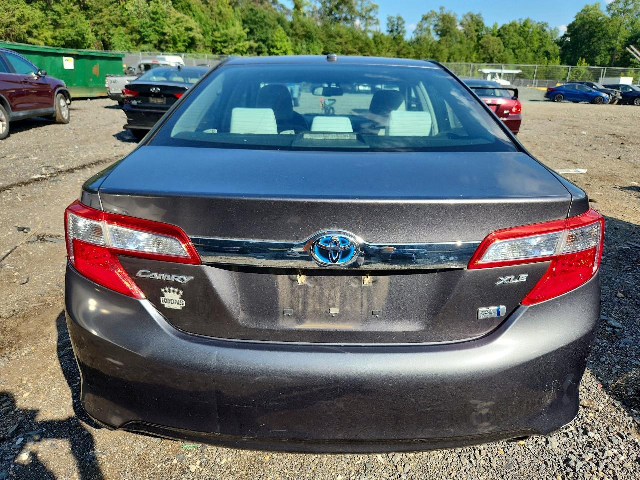 2014 Toyota Camry Hybrid Xle Gray vin: 4T1BD1FK1EU118873