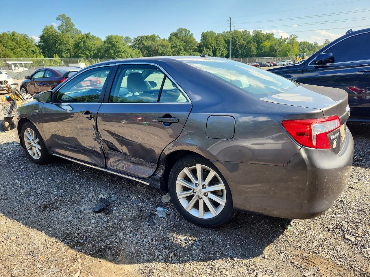 2014 Toyota Camry Hybrid Xle Gray vin: 4T1BD1FK1EU118873
