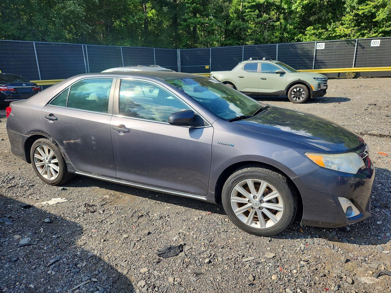 2014 Toyota Camry Hybrid Xle Gray vin: 4T1BD1FK1EU118873