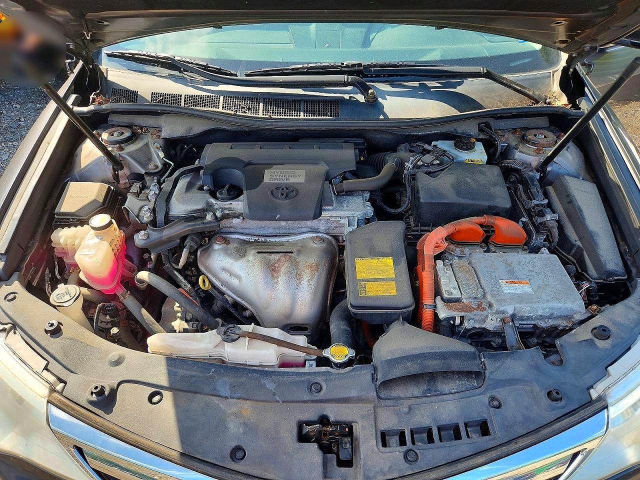 2014 Toyota Camry Hybrid Xle Gray vin: 4T1BD1FK1EU118873