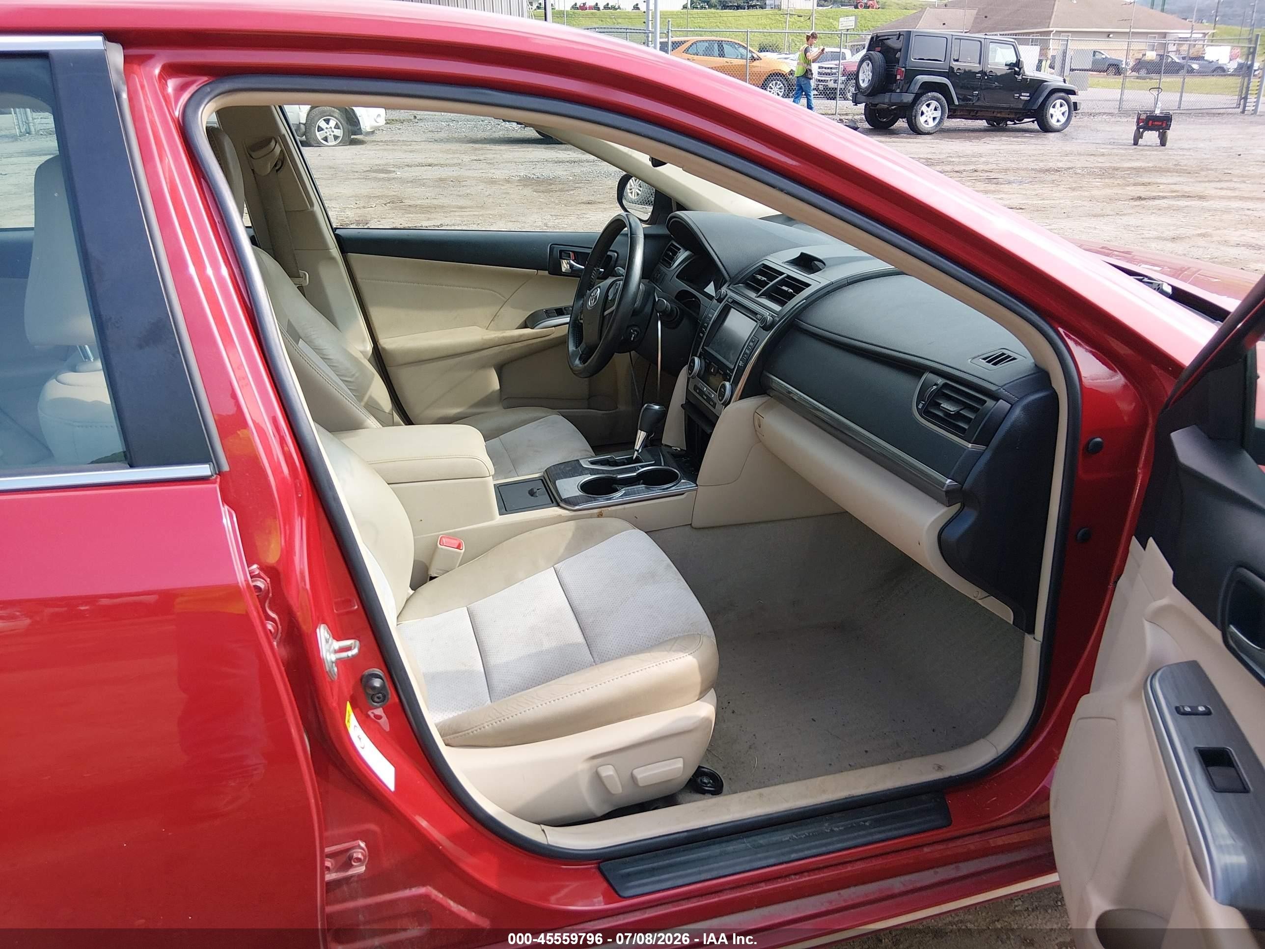 2014 Toyota Camry Hybrid Xle Красный vin: 4T1BD1FK1EU120204