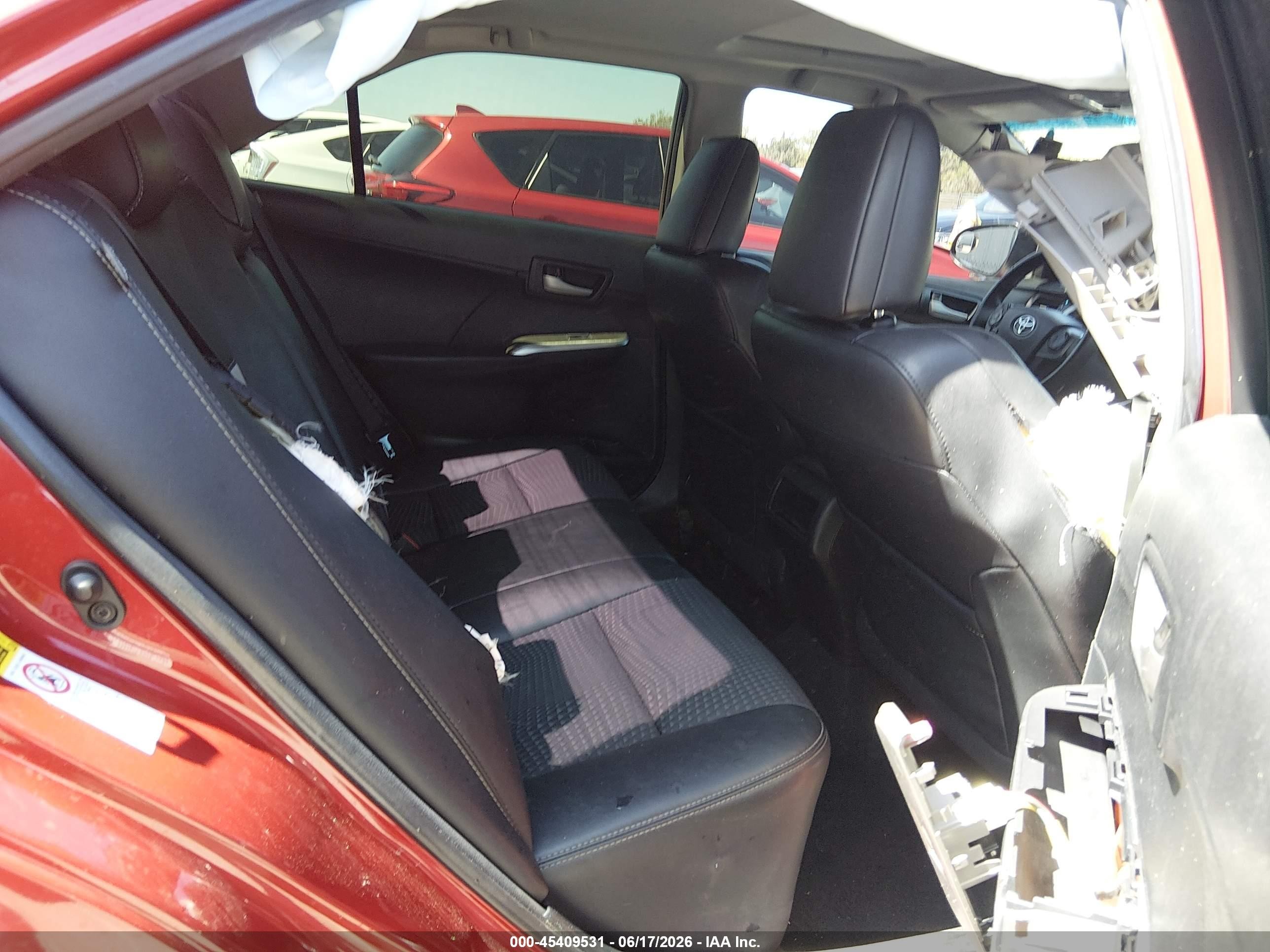 2014 Toyota Camry Hybrid Se Limited Edition Red vin: 4T1BD1FK1EU125497