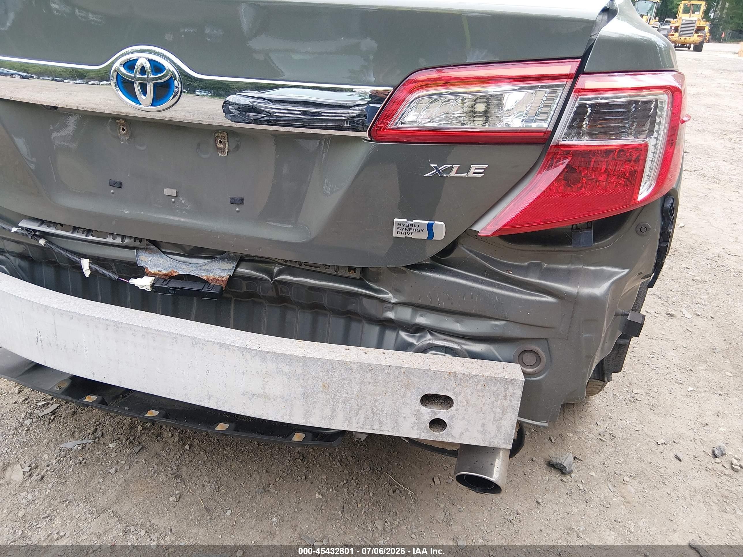 2014 Toyota Camry Hybrid Xle Green vin: 4T1BD1FK1EU138749