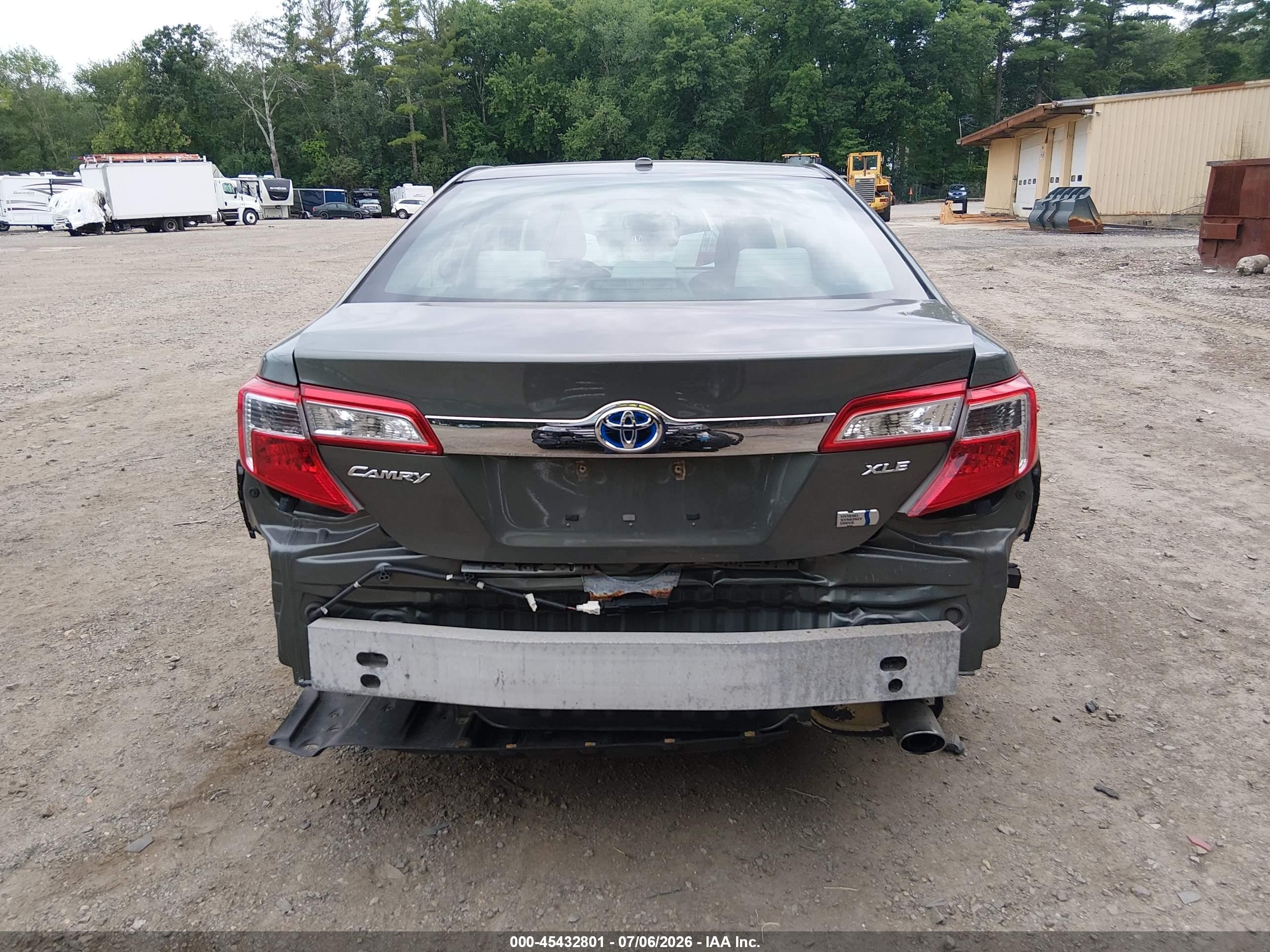 2014 Toyota Camry Hybrid Xle Green vin: 4T1BD1FK1EU138749
