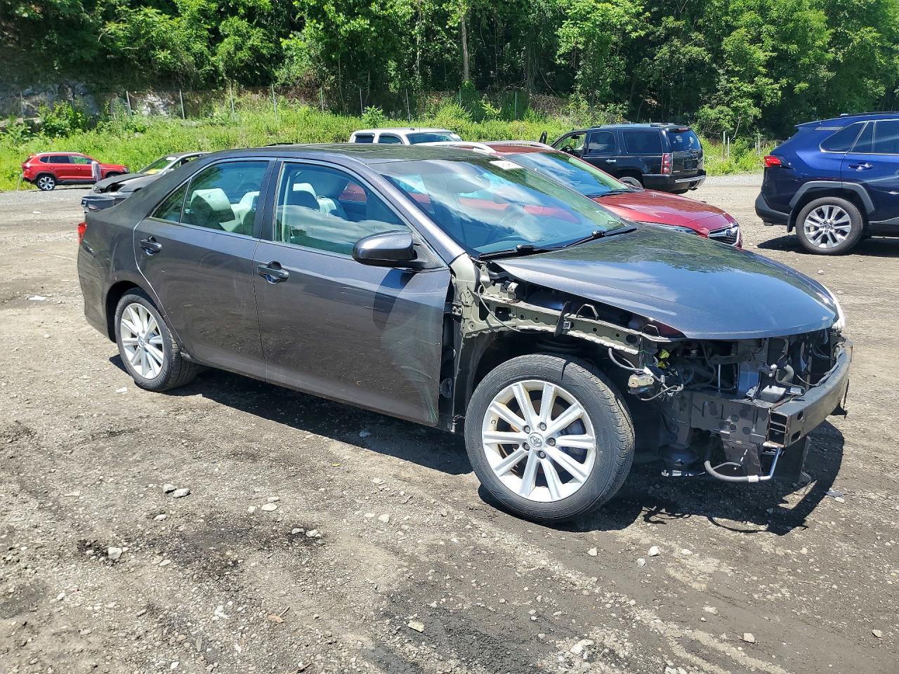 2014 Toyota Camry Hybrid Xle Серый vin: 4T1BD1FK1EU140761