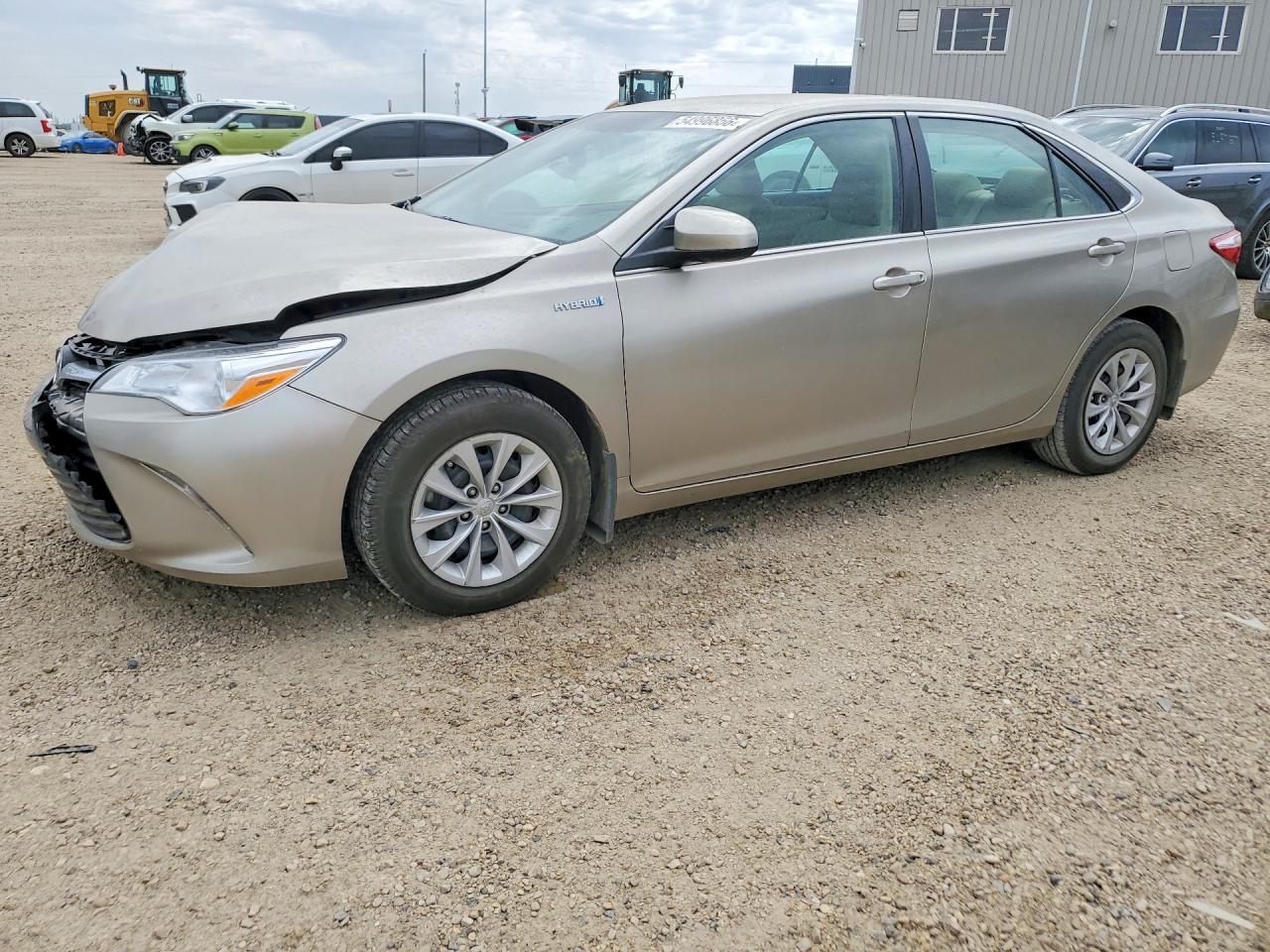2015 Toyota Camry Hybrid Le Beige vin: 4T1BD1FK1FU171395