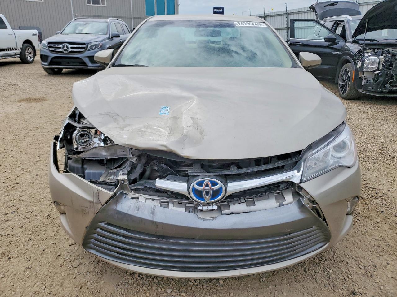 2015 Toyota Camry Hybrid Le Beige vin: 4T1BD1FK1FU171395