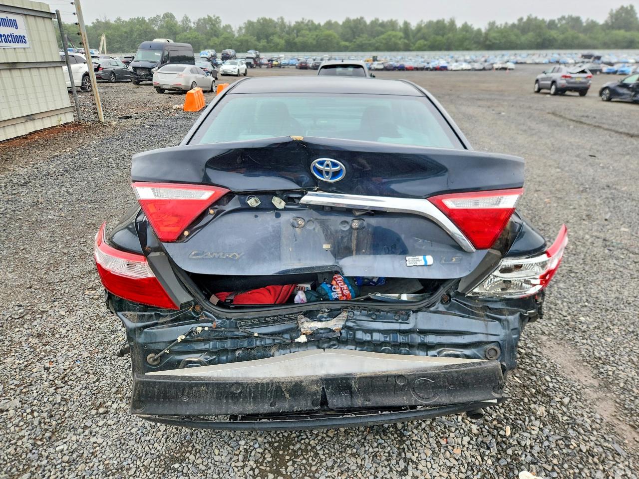 2015 Toyota Camry Hybrid Le Black vin: 4T1BD1FK1FU174295
