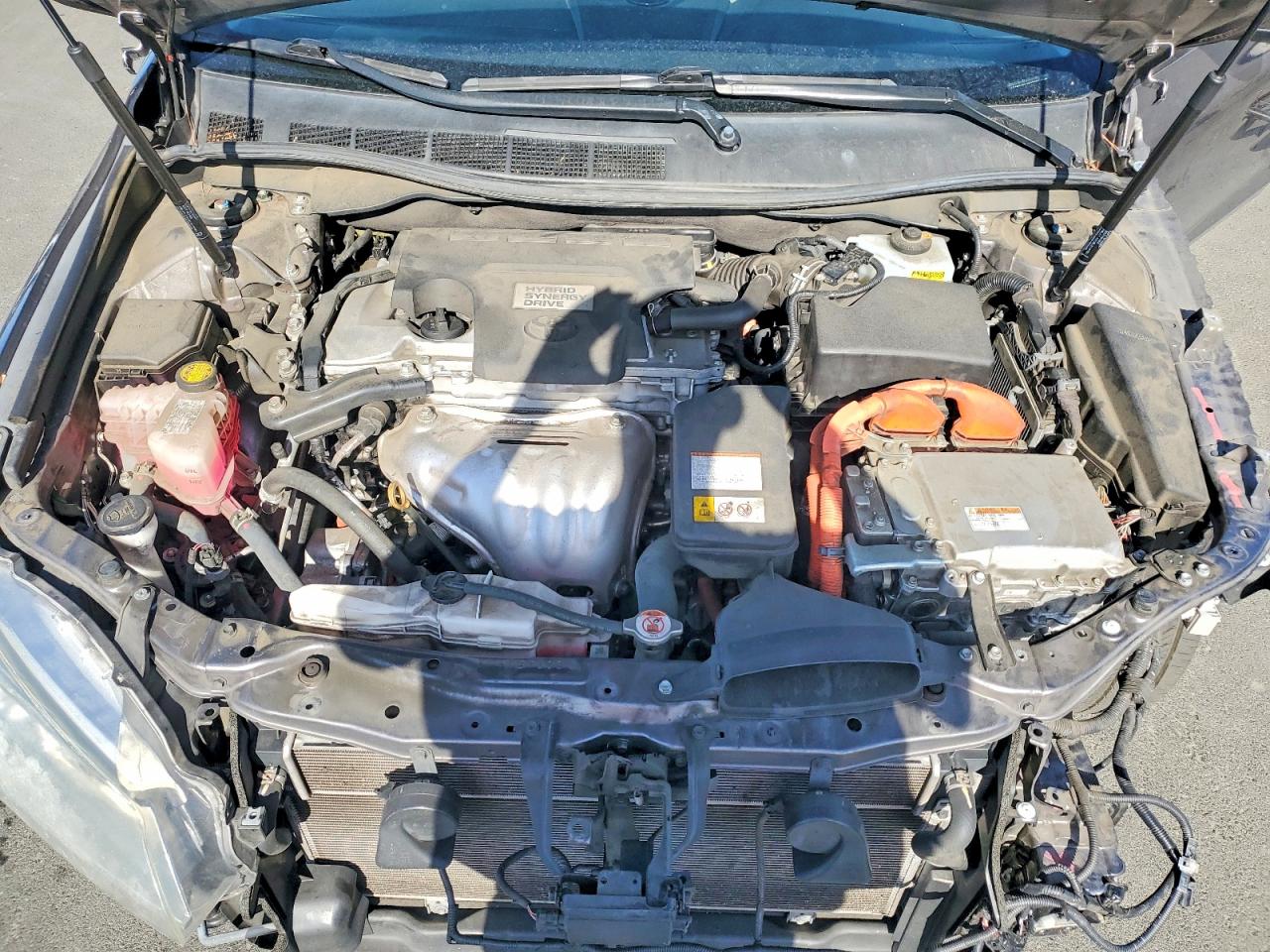 2017 Toyota Camry Hybrid Xle Угольный vin: 4T1BD1FK1HU200929