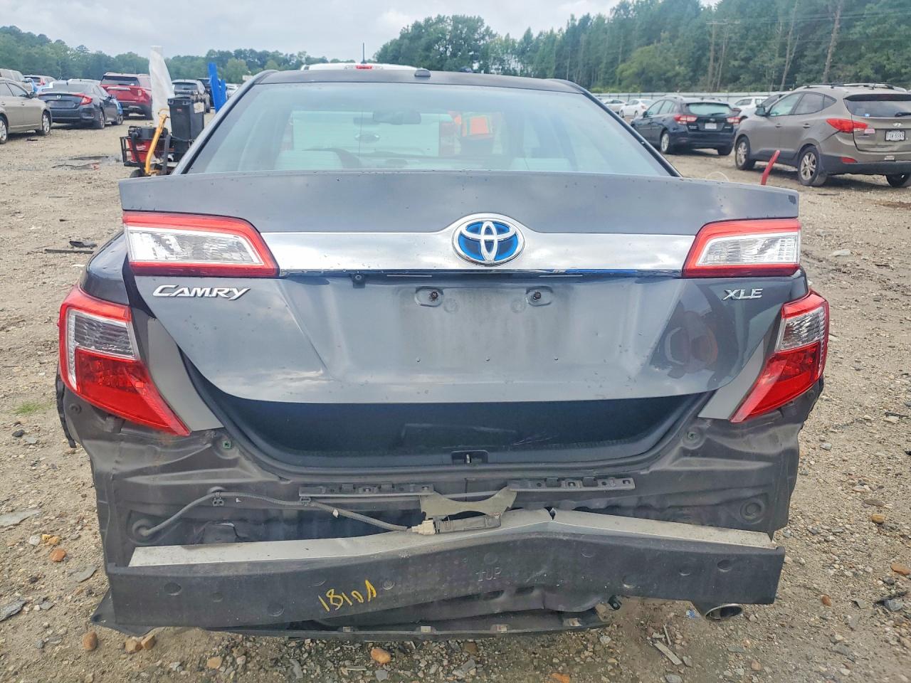 2012 Toyota Camry Hybrid Xle Gray vin: 4T1BD1FK2CU003180