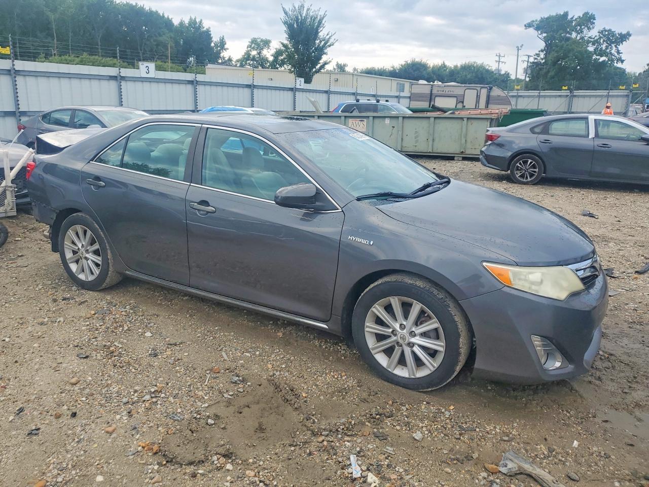 2012 Toyota Camry Hybrid Xle Gray vin: 4T1BD1FK2CU003180