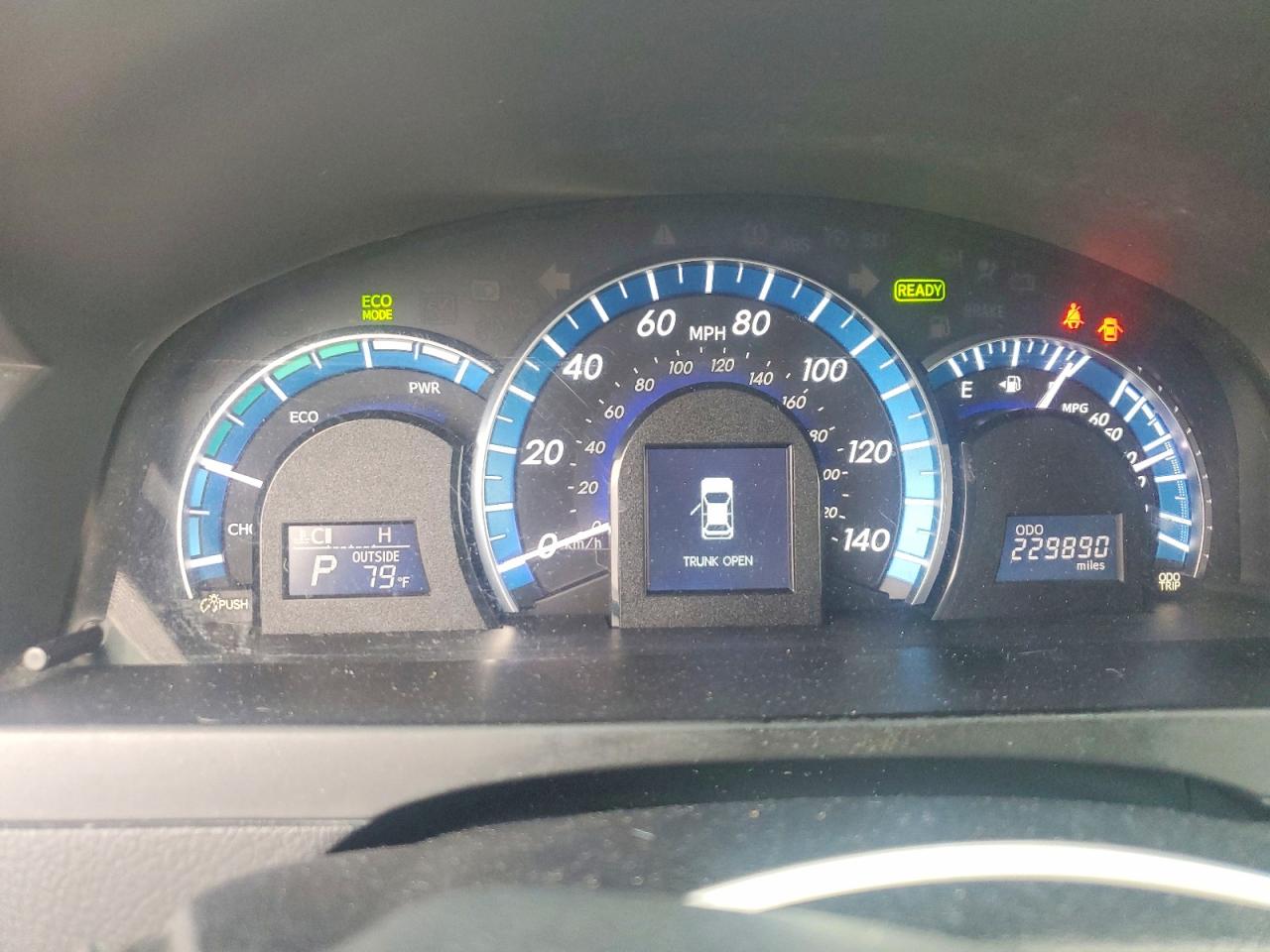 2012 Toyota Camry Hybrid Xle Gray vin: 4T1BD1FK2CU003180