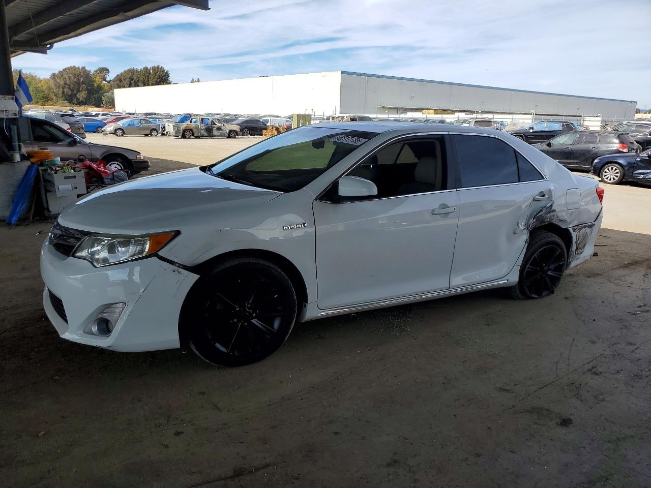 2012 Toyota Camry Hybrid Xle White vin: 4T1BD1FK2CU014275