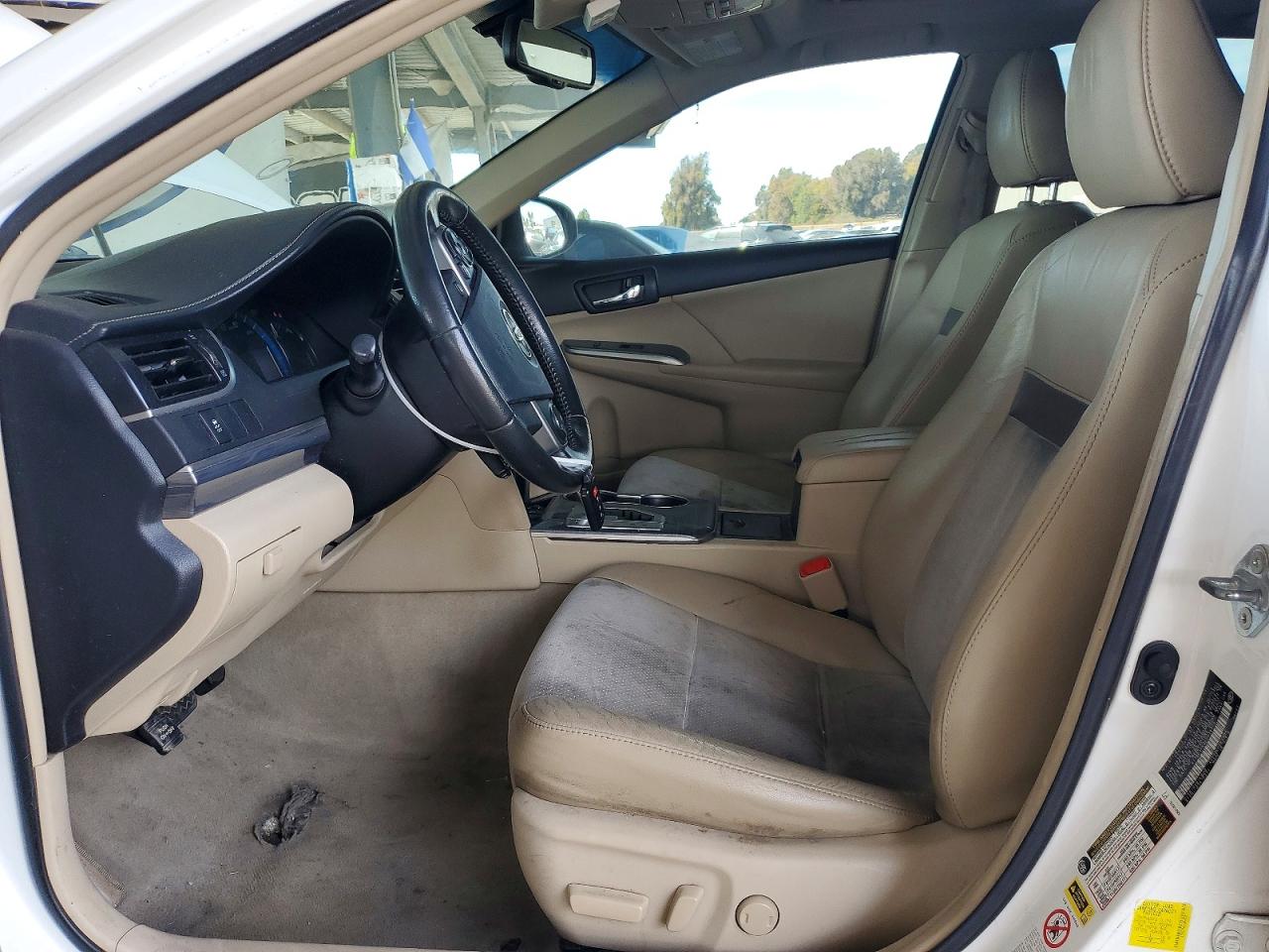 2012 Toyota Camry Hybrid Xle White vin: 4T1BD1FK2CU014275