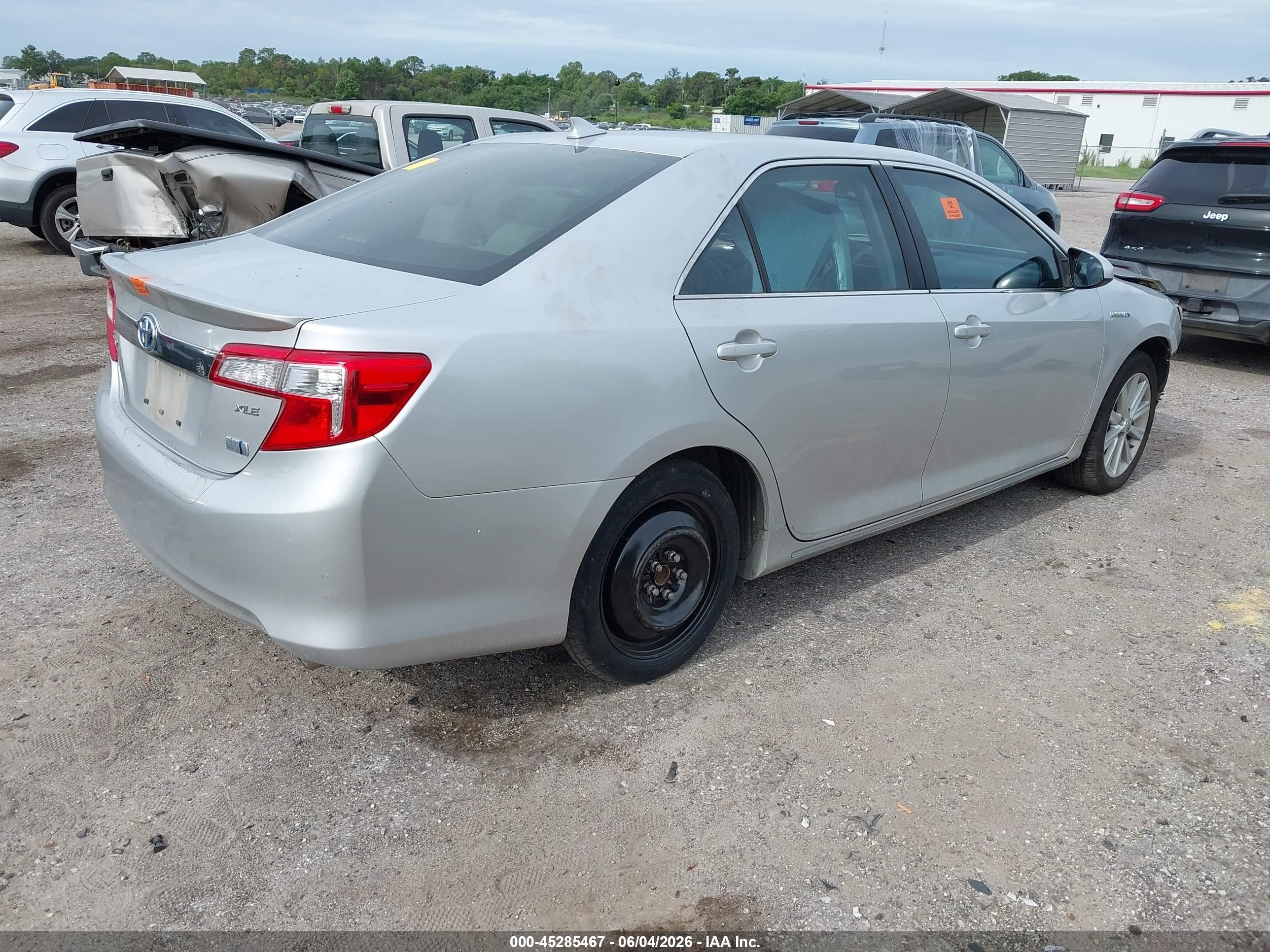 2012 Toyota Camry Hybrid Xle Silver vin: 4T1BD1FK2CU014941