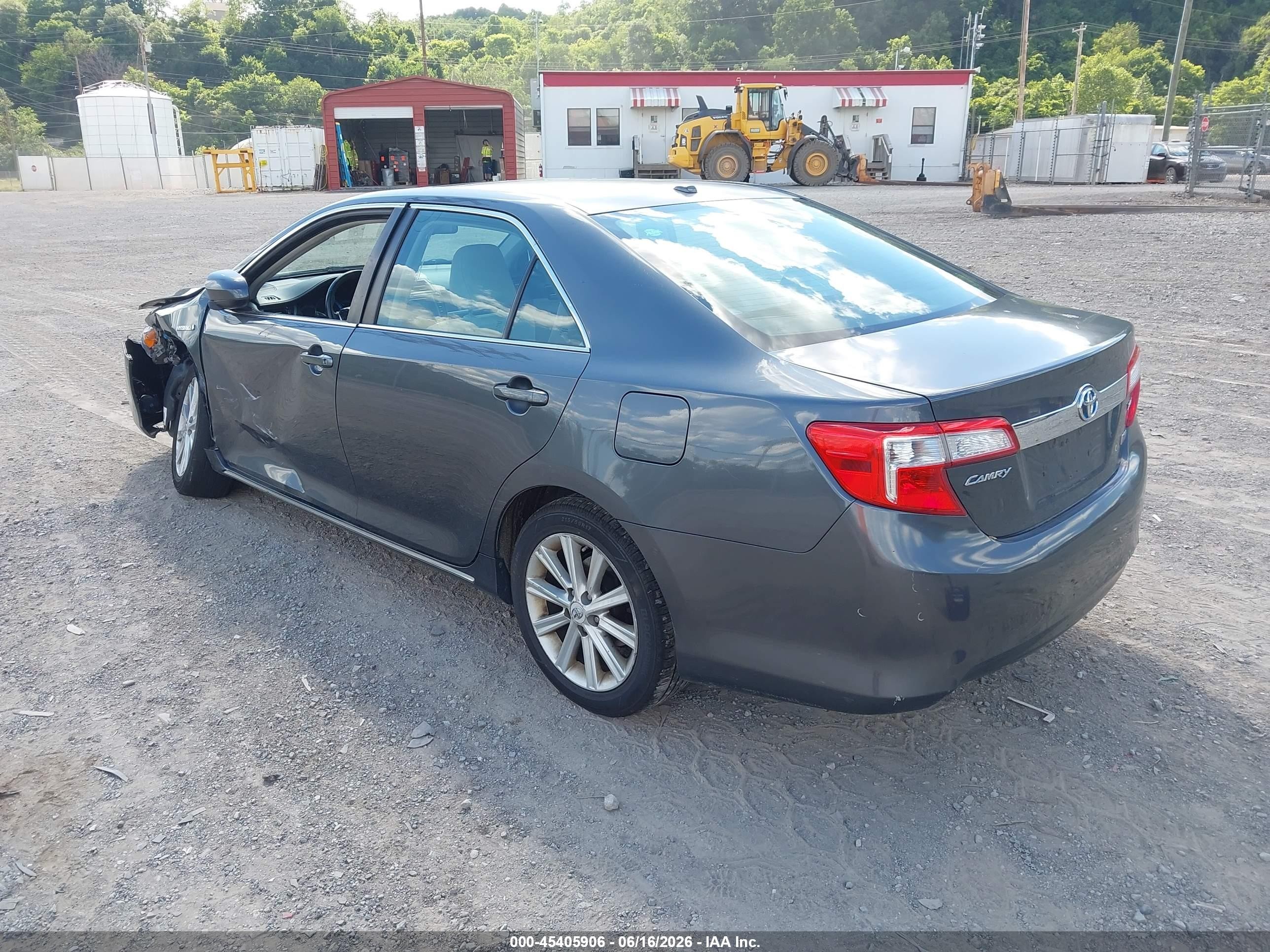 2012 Toyota Camry Hybrid Xle Gray vin: 4T1BD1FK2CU017886