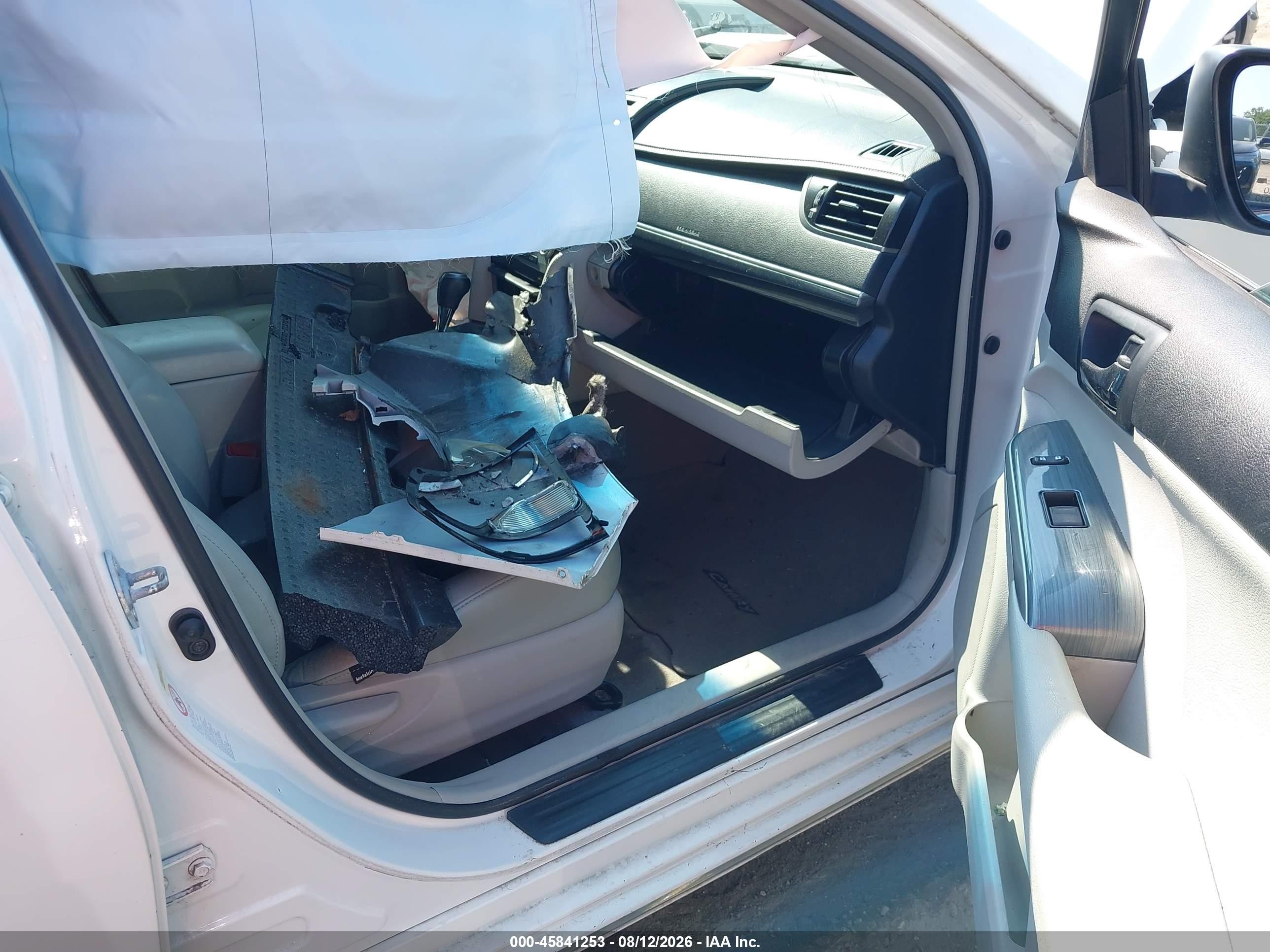 2012 Toyota Camry Hybrid Xle White vin: 4T1BD1FK2CU023025