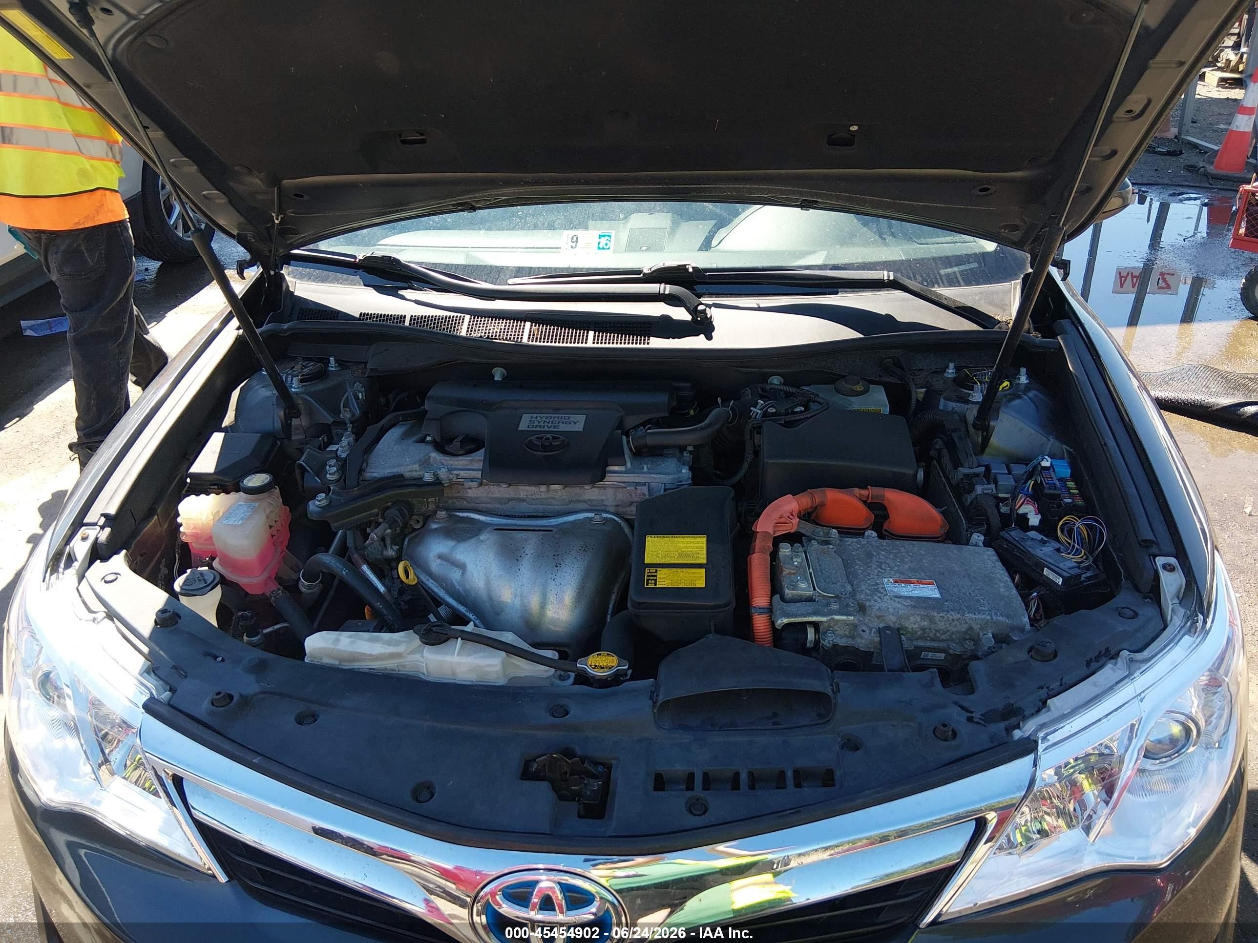2012 Toyota Camry Hybrid Xle Серый vin: 4T1BD1FK2CU030802