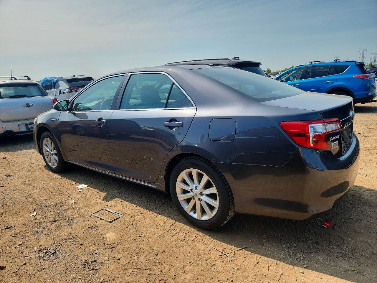 2012 Toyota Camry Hybrid Xle Gray vin: 4T1BD1FK2CU039676