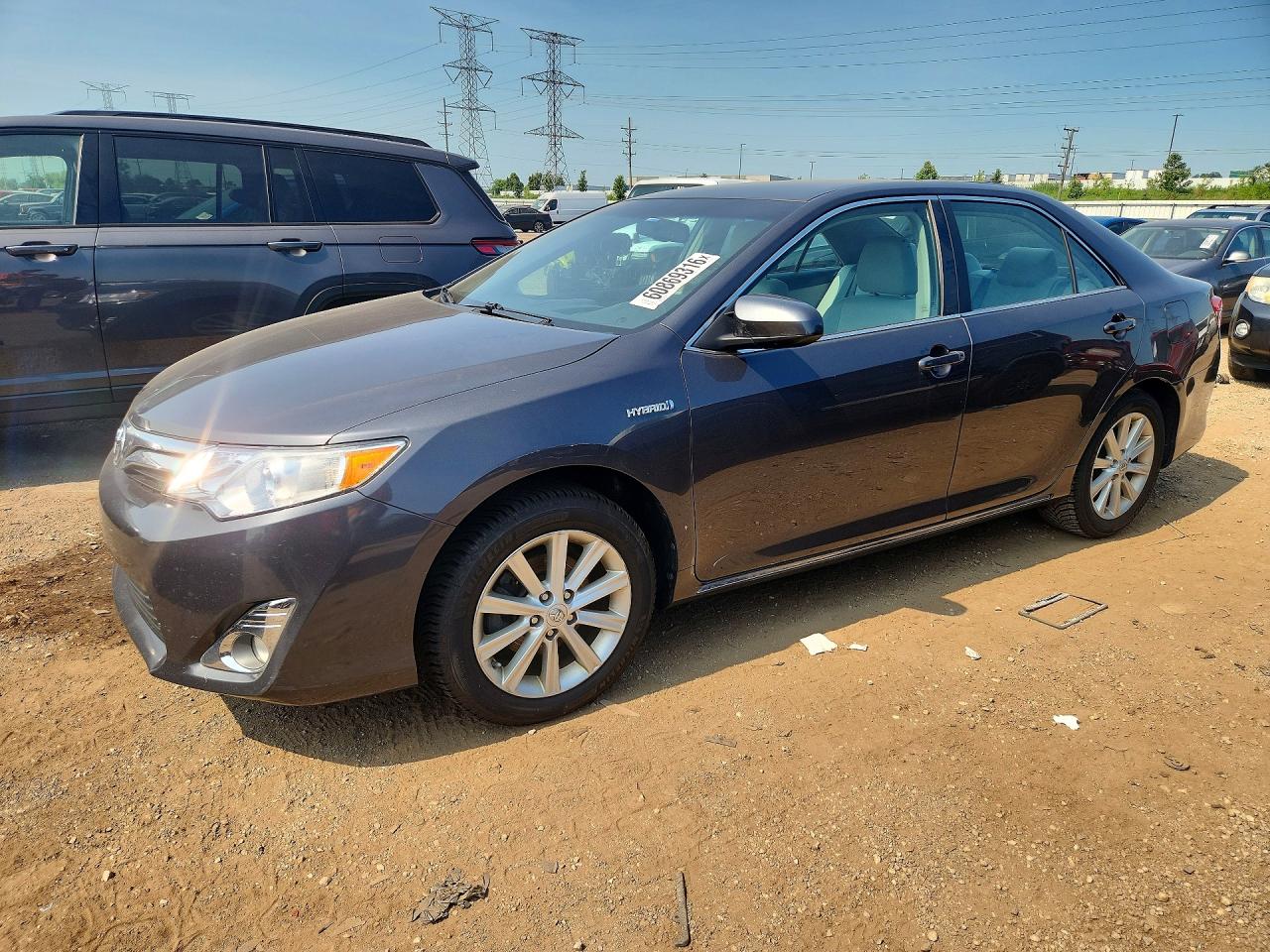 2012 Toyota Camry Hybrid Xle Gray vin: 4T1BD1FK2CU039676