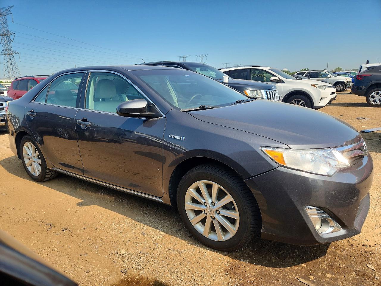 2012 Toyota Camry Hybrid Xle Gray vin: 4T1BD1FK2CU039676