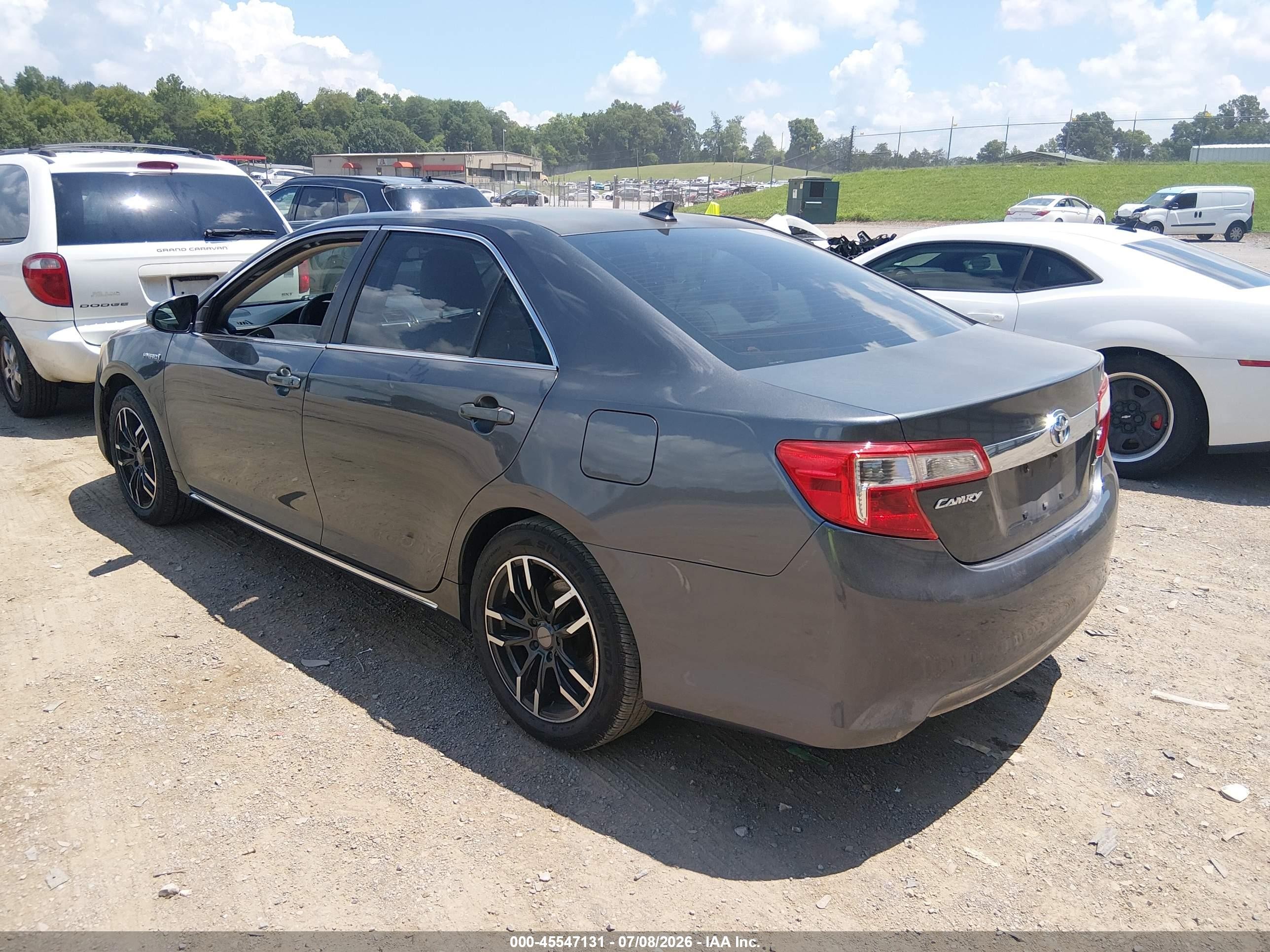 2012 Toyota Camry Hybrid Xle Серебряный vin: 4T1BD1FK2CU040312