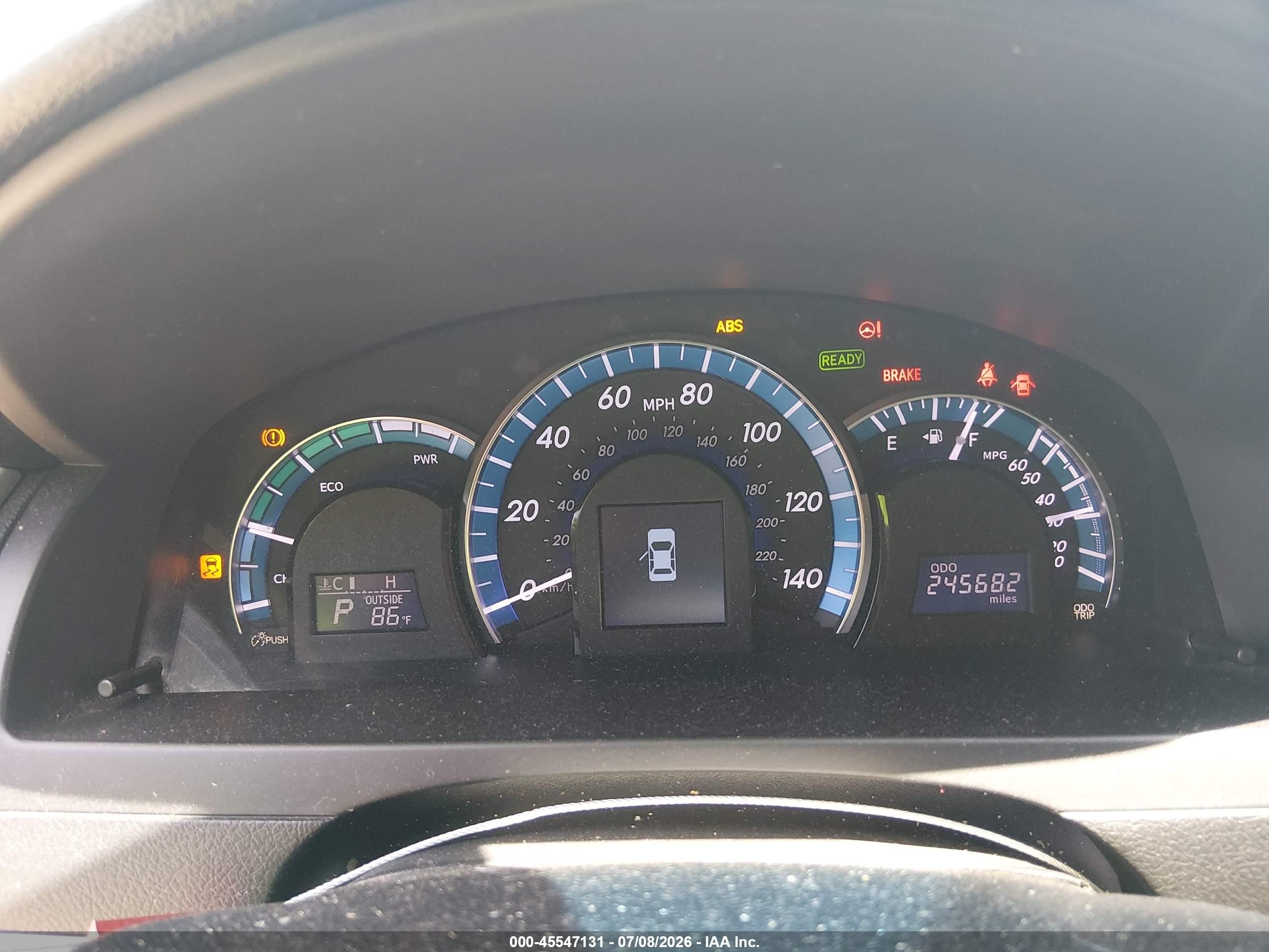 2012 Toyota Camry Hybrid Xle Серебряный vin: 4T1BD1FK2CU040312