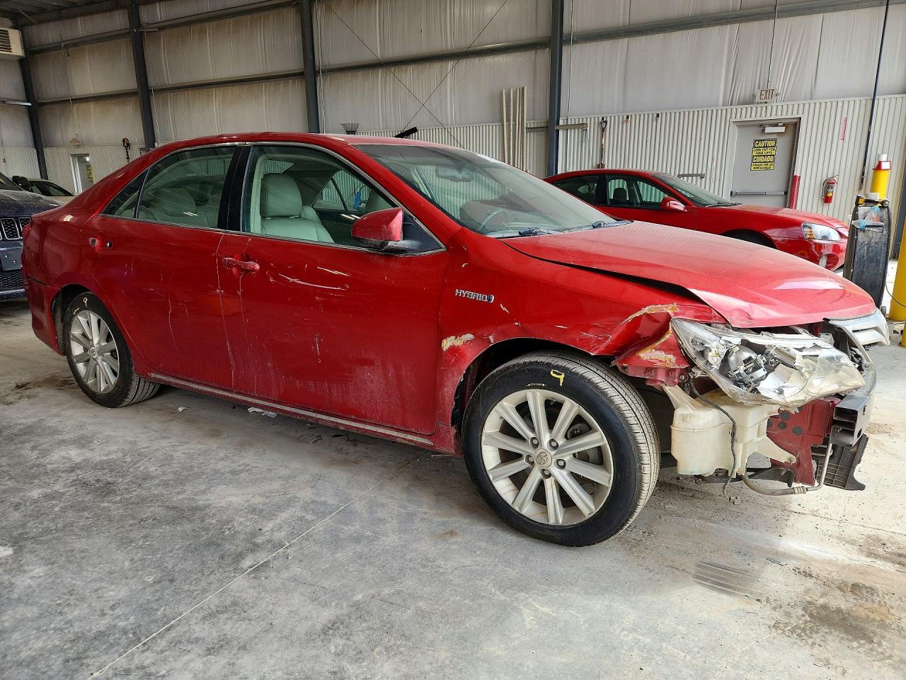 2012 Toyota Camry Hybrid Xle Красный vin: 4T1BD1FK2CU041704