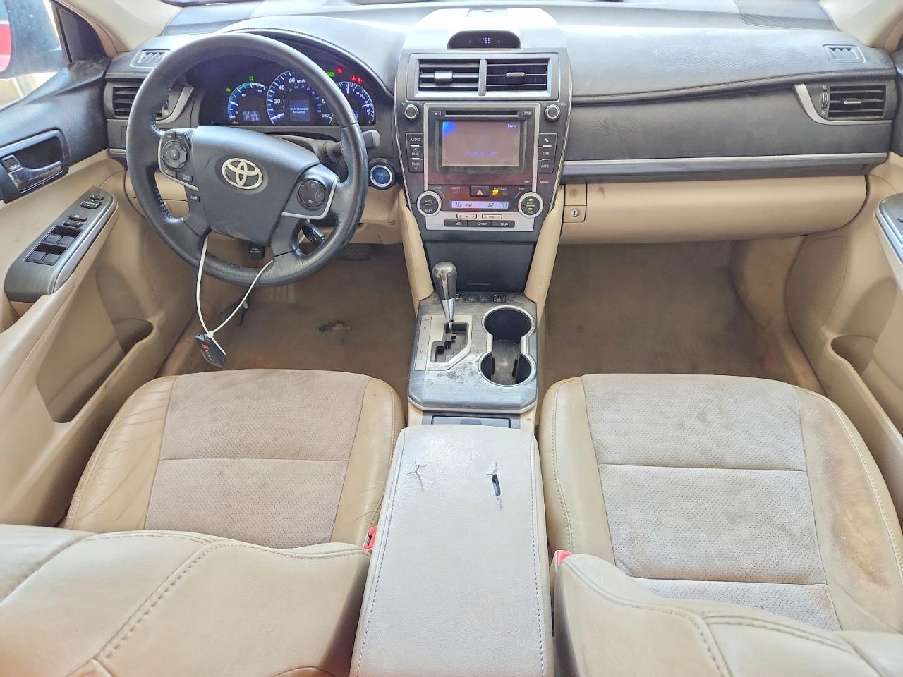 2012 Toyota Camry Hybrid Xle Красный vin: 4T1BD1FK2CU041704