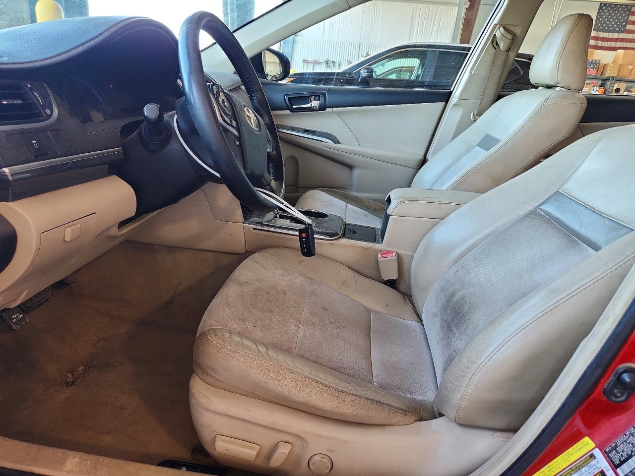 2012 Toyota Camry Hybrid Xle Red vin: 4T1BD1FK2CU041704