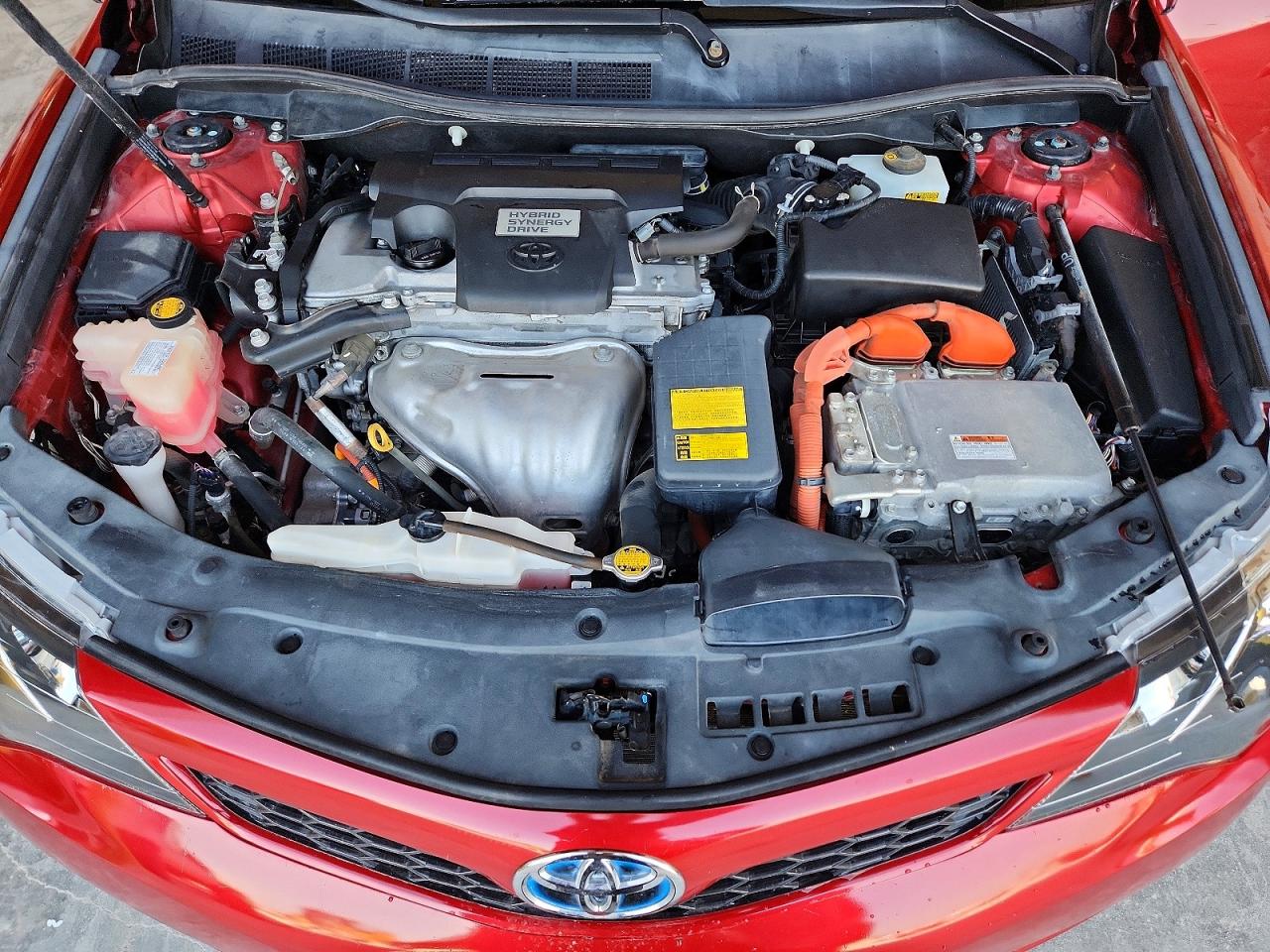 2012 Toyota Camry Hybrid Xle Red vin: 4T1BD1FK2CU041704