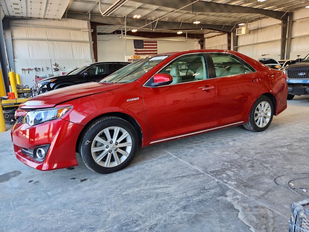 2012 Toyota Camry Hybrid Xle Red vin: 4T1BD1FK2CU041704