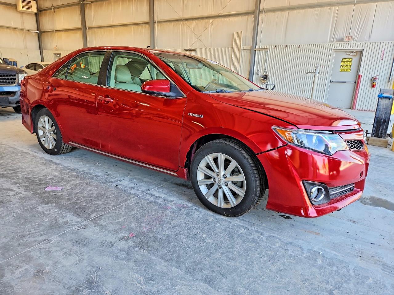 2012 Toyota Camry Hybrid Xle Red vin: 4T1BD1FK2CU041704