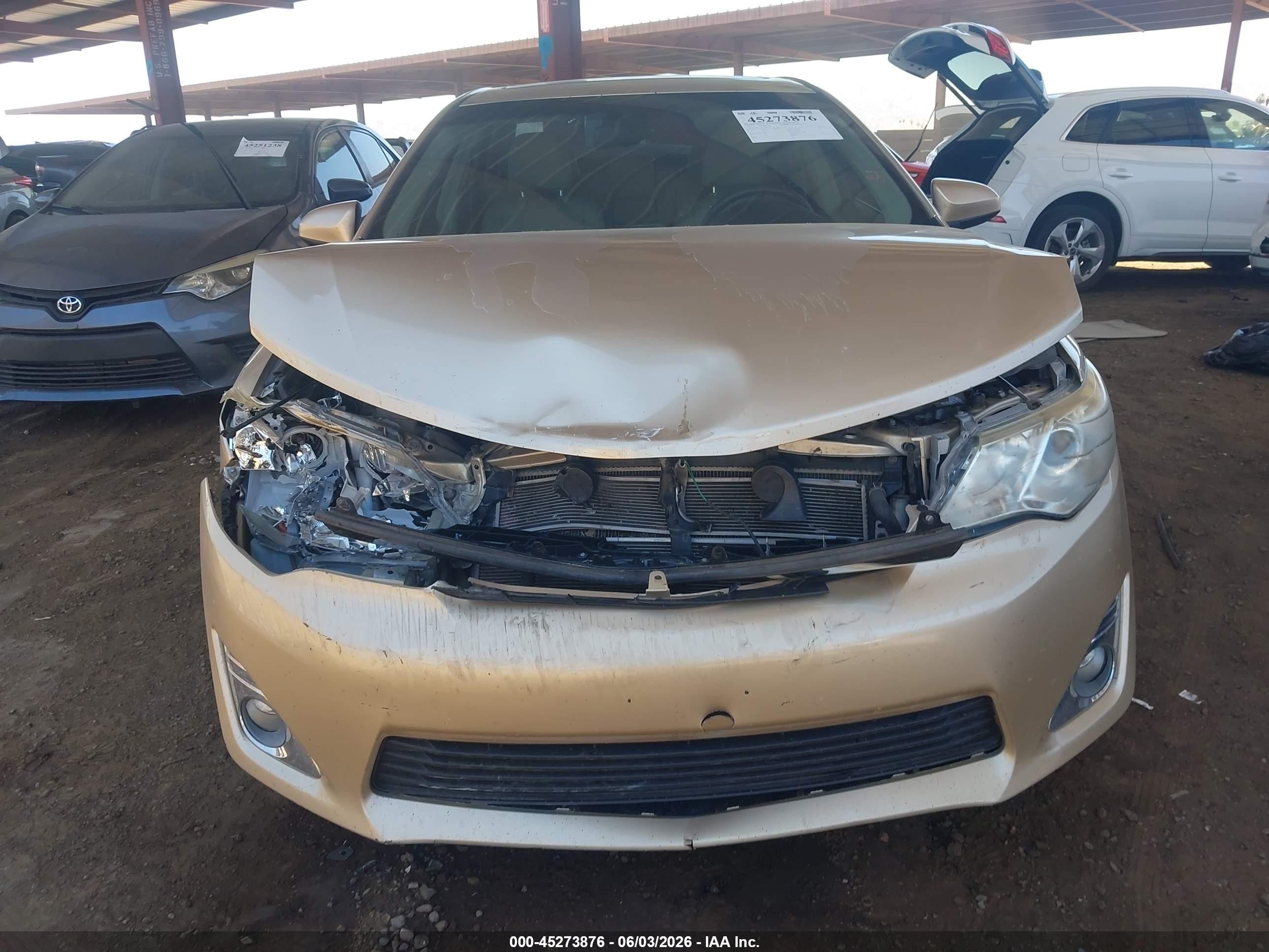 2012 Toyota Camry Hybrid Xle Бежевый vin: 4T1BD1FK2CU044425