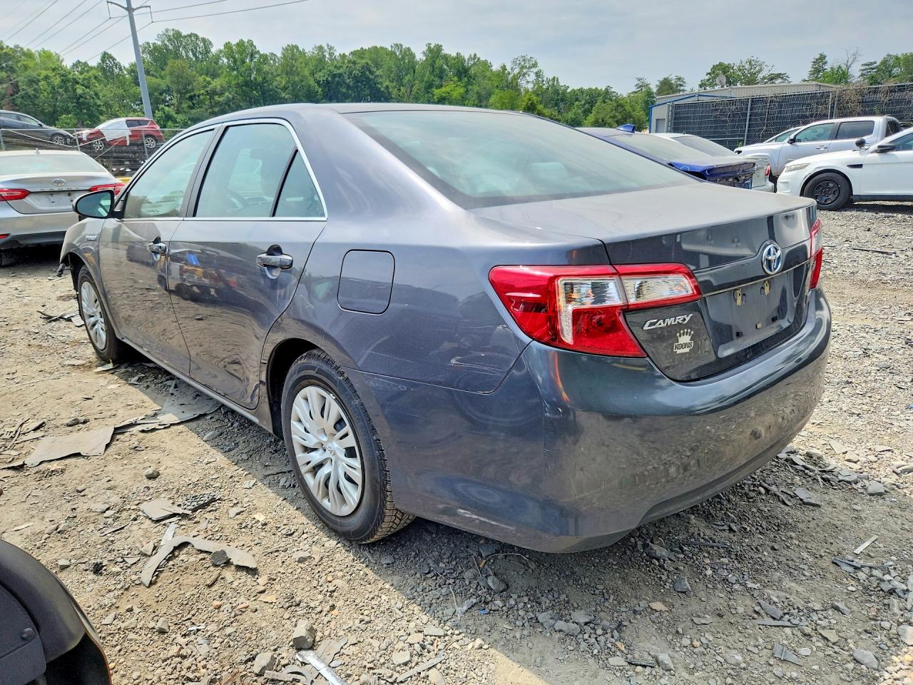 2012 Toyota Camry Hybrid Le Gray vin: 4T1BD1FK2CU045185