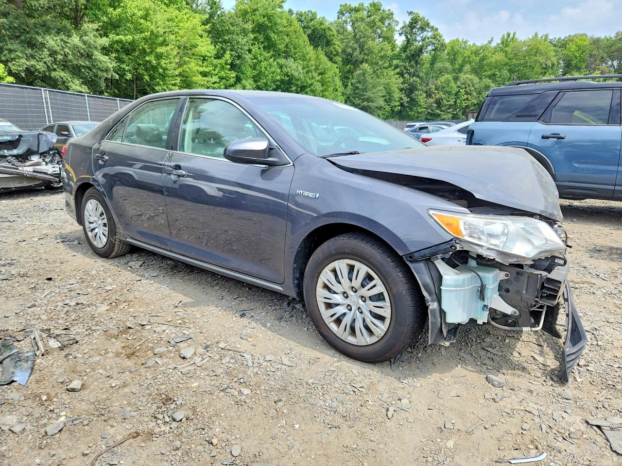 2012 Toyota Camry Hybrid Le Gray vin: 4T1BD1FK2CU045185