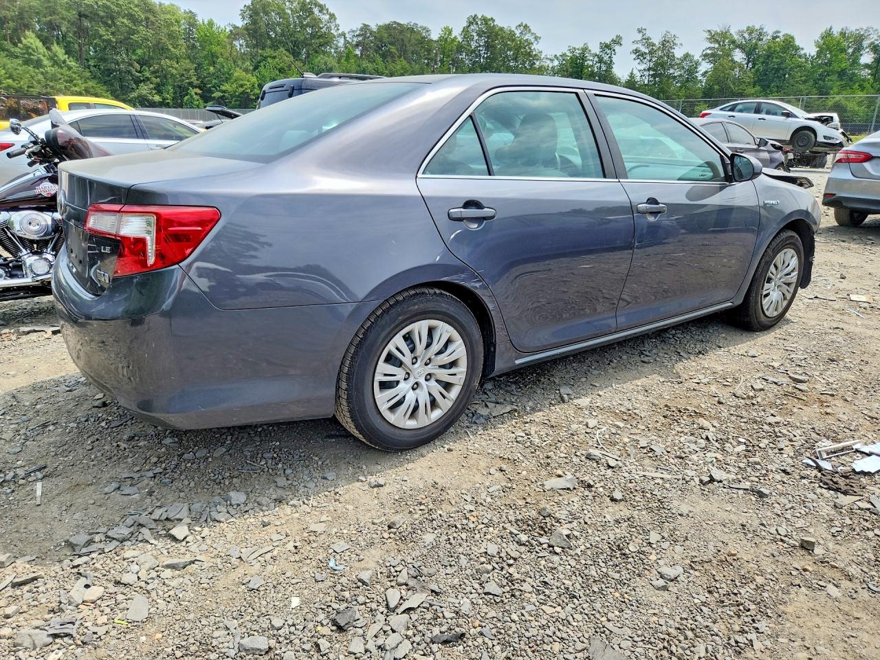 2012 Toyota Camry Hybrid Le Gray vin: 4T1BD1FK2CU045185