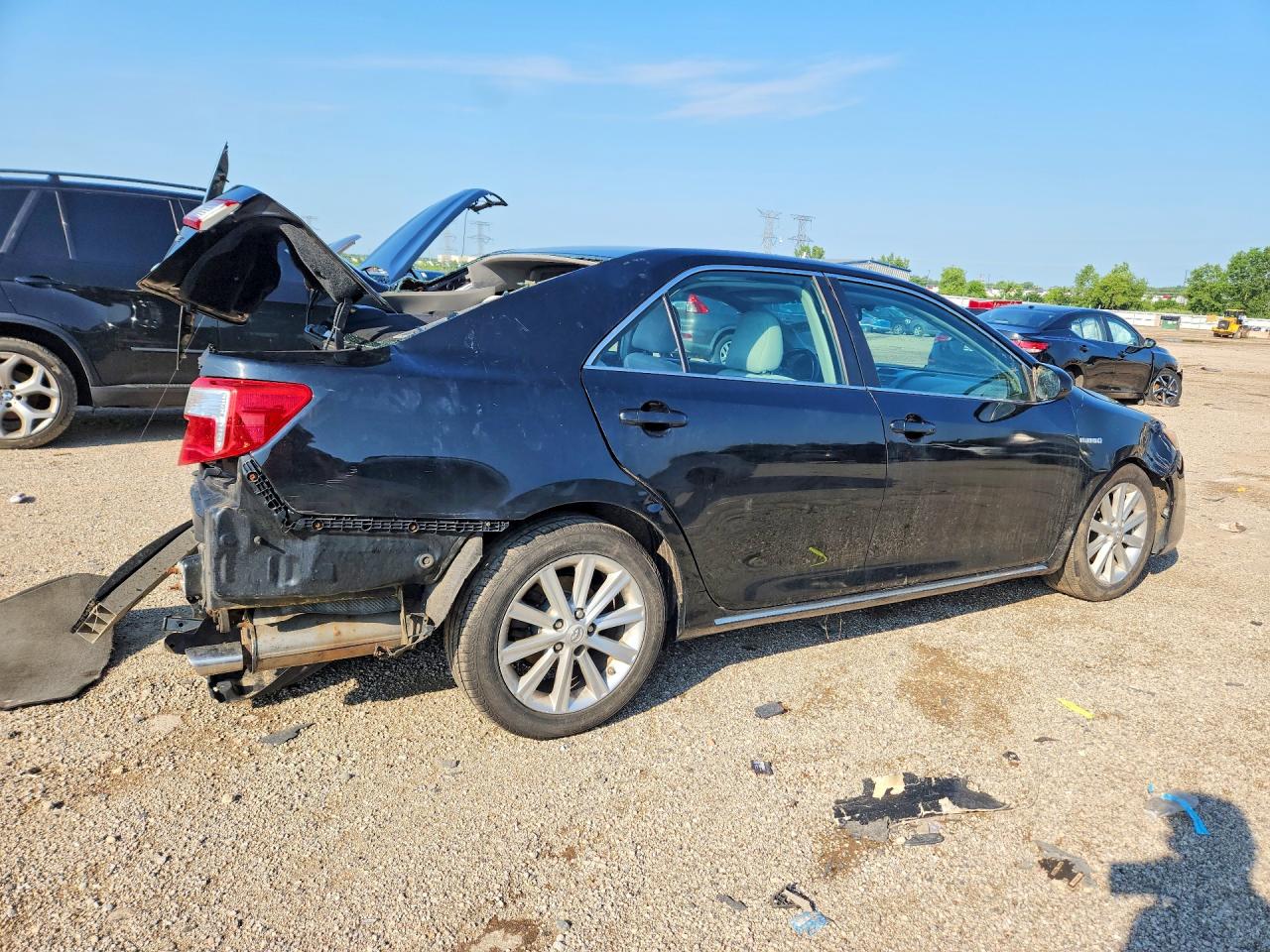 2012 Toyota Camry Hybrid/le/xle Black vin: 4T1BD1FK2CU048152