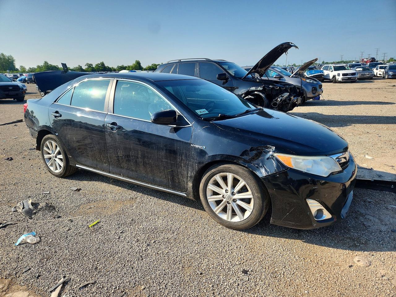2012 Toyota Camry Hybrid/le/xle Black vin: 4T1BD1FK2CU048152